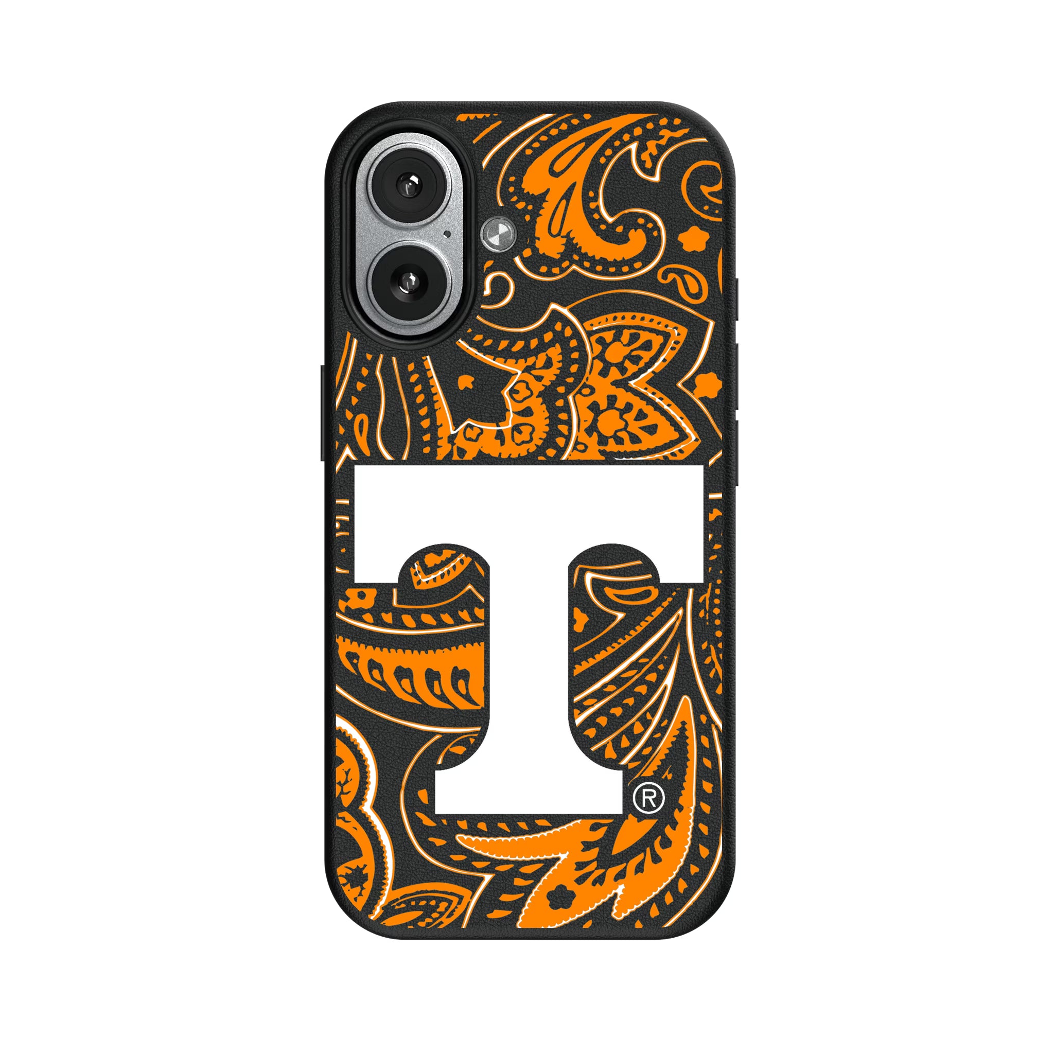 University of Tennessee Volunteers Paisley iPhone MagSafe Compatible Phone Case for Apple iPhone#Device_iPhone 17