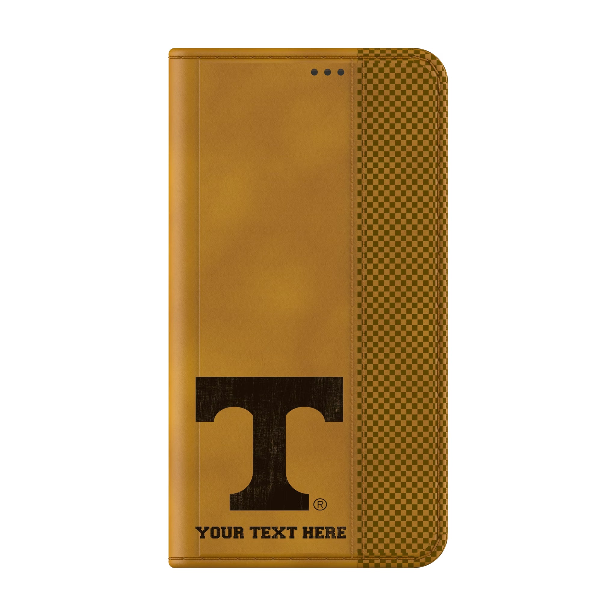 University of Tennessee Volunteers Personalized Burn Galaxy Folio Phone Case for Samsung Galaxy