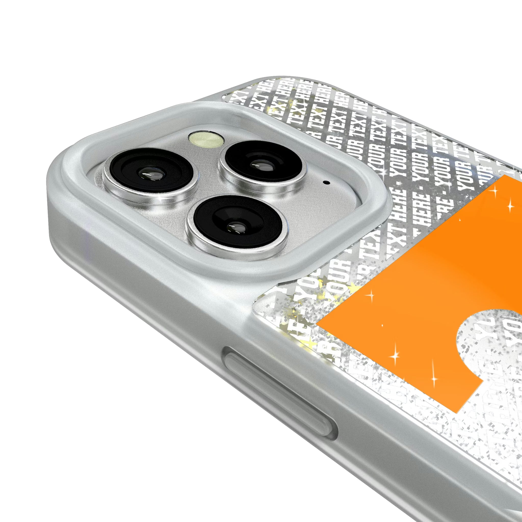 University of Tennessee Volunteers Personalized EndZone Plus iPhone Glitter Phone Case for Apple iPhone - Detail#Device_iPhone 16 Pro