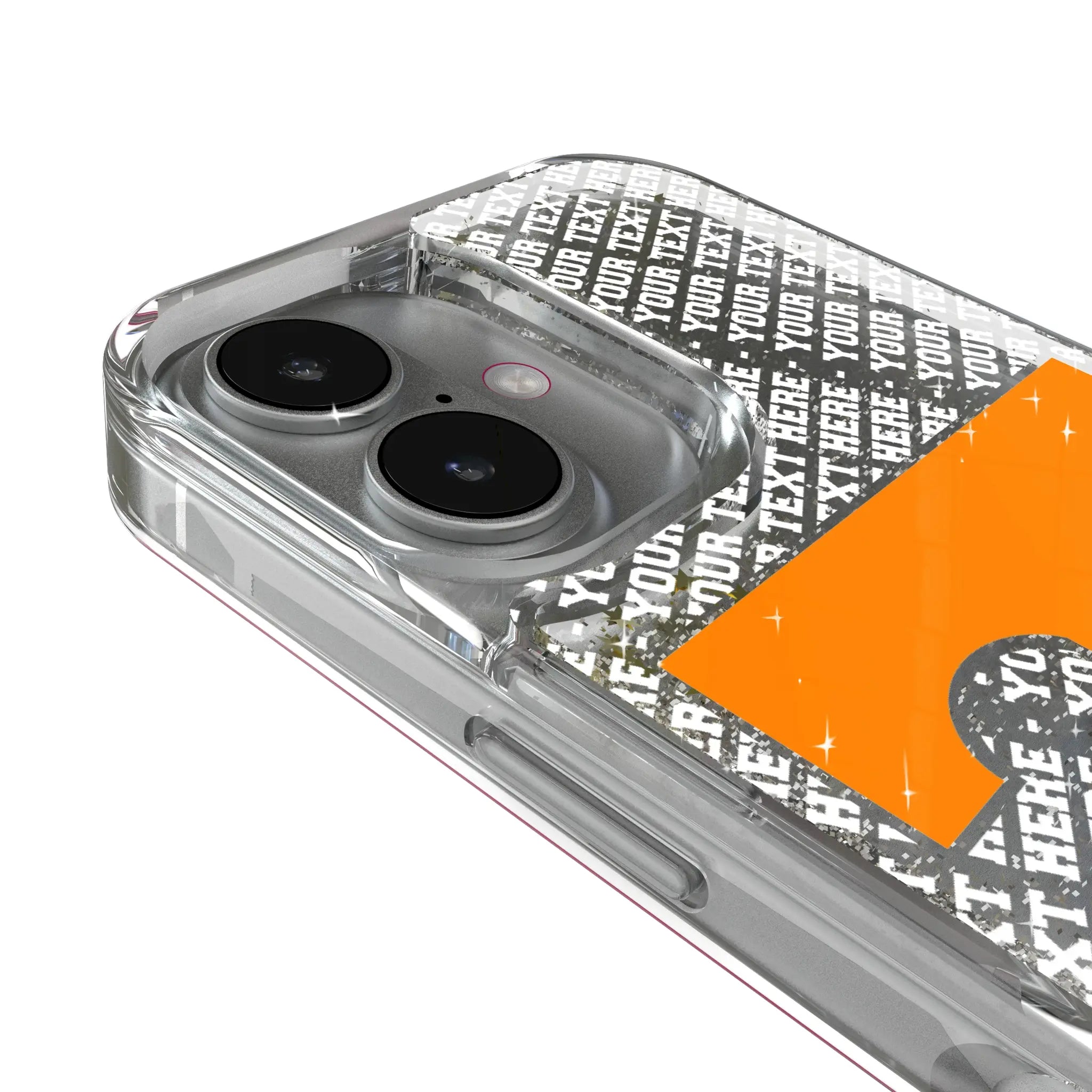 University of Tennessee Volunteers Personalized EndZone Plus iPhone Glitter Phone Case for Apple iPhone - Detail