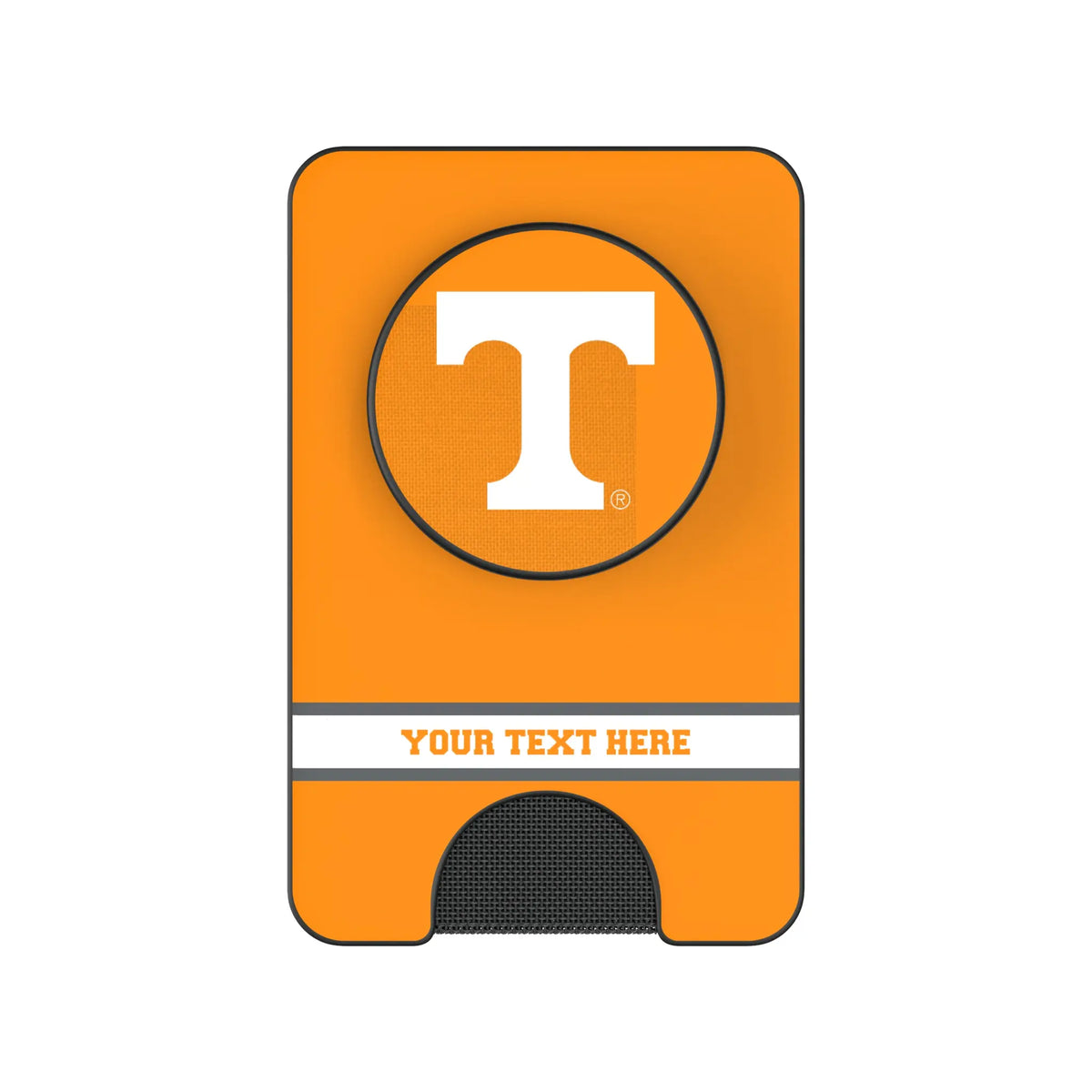 University of Tennessee Volunteers Personalized Endzone Solid Popsockets Wallet Magnetic
