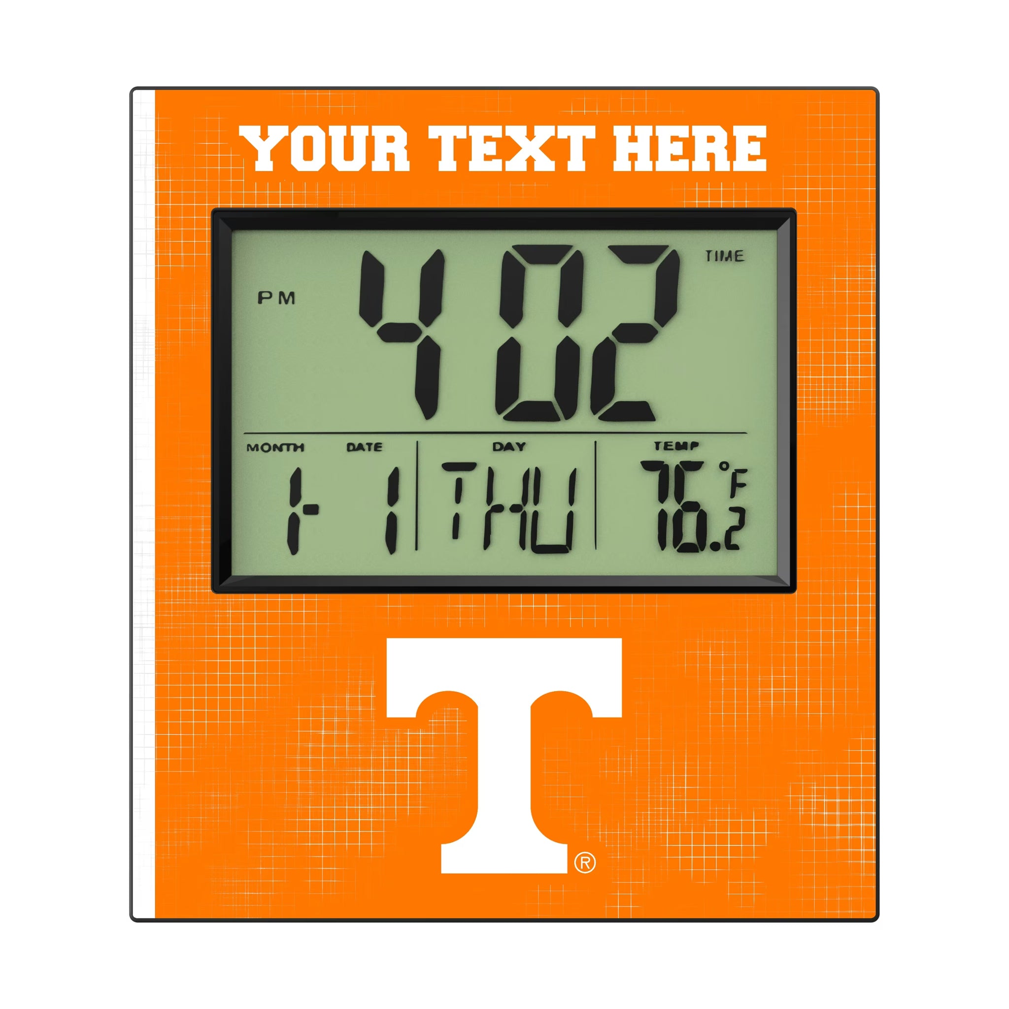 University of Tennessee Volunteers Personalized Hatch Wall Clock