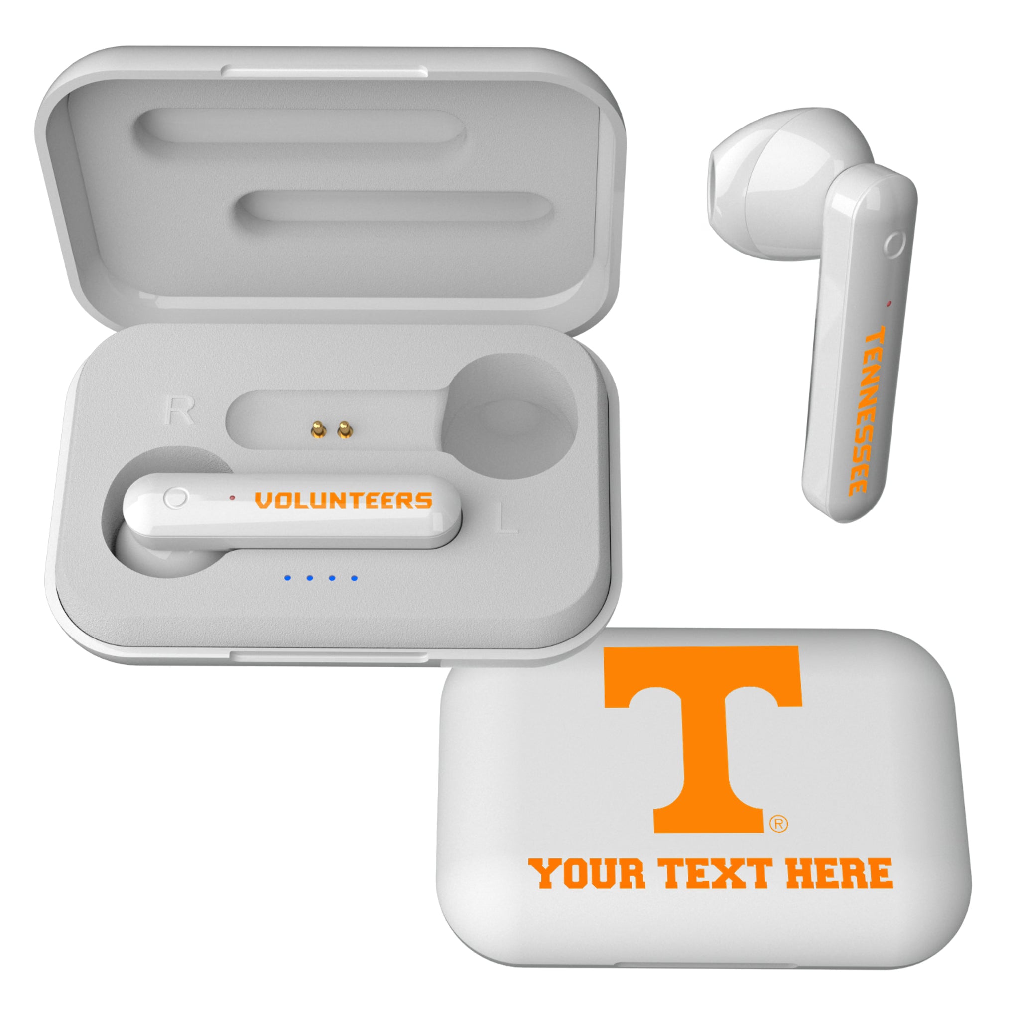 University of Tennessee Volunteers Personalized Insignia Wireless TWS Earbuds