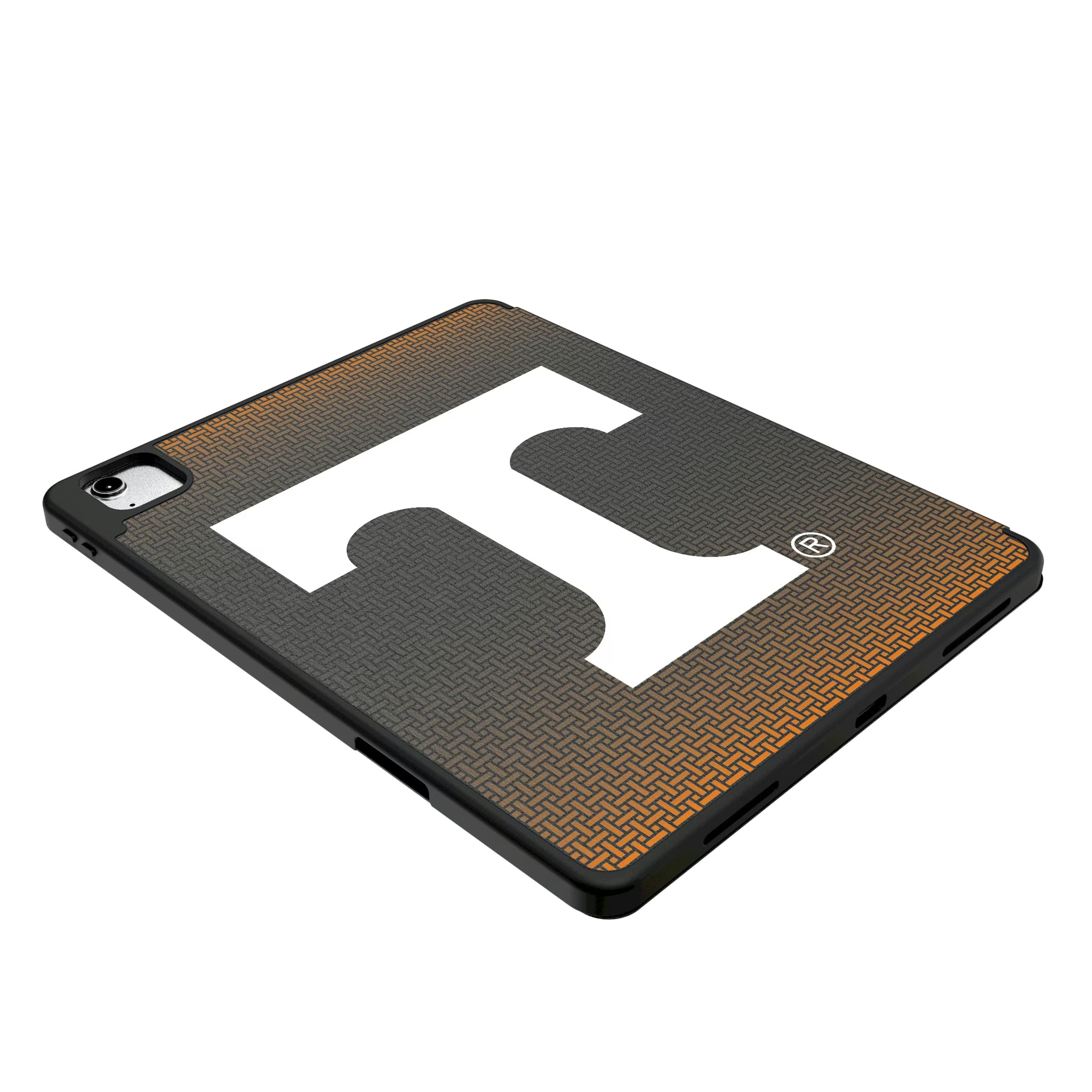 University of Tennessee Volunteers Personalized Linen iPad Tablet Case for Apple iPad - Isometric View