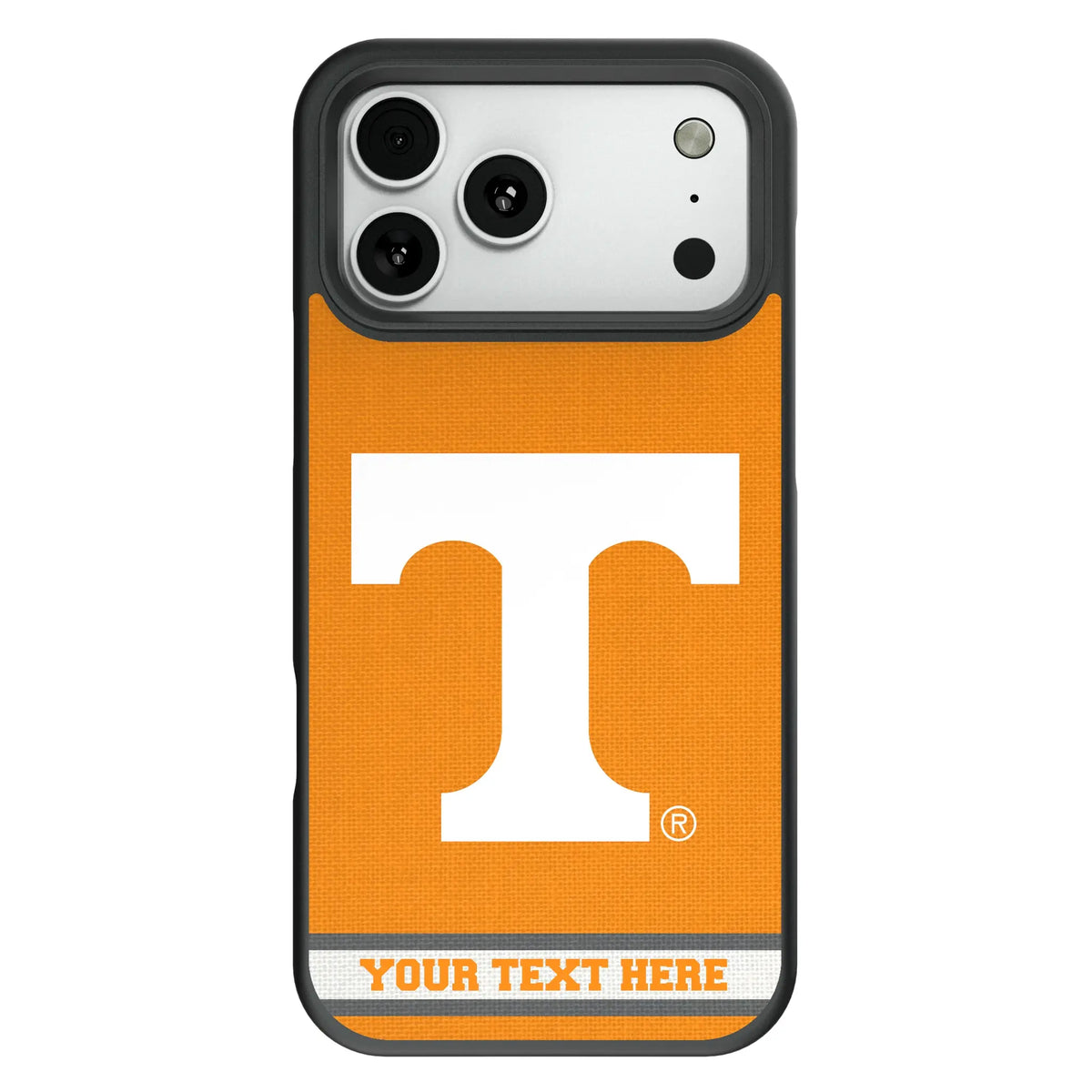 University of Tennessee Volunteers Personalized Stripe Bump Phone Case for Apple iPhone