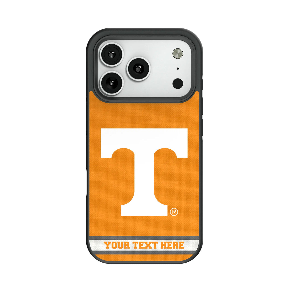 University of Tennessee Volunteers Personalized Stripe Bump Phone Case for Apple iPhone