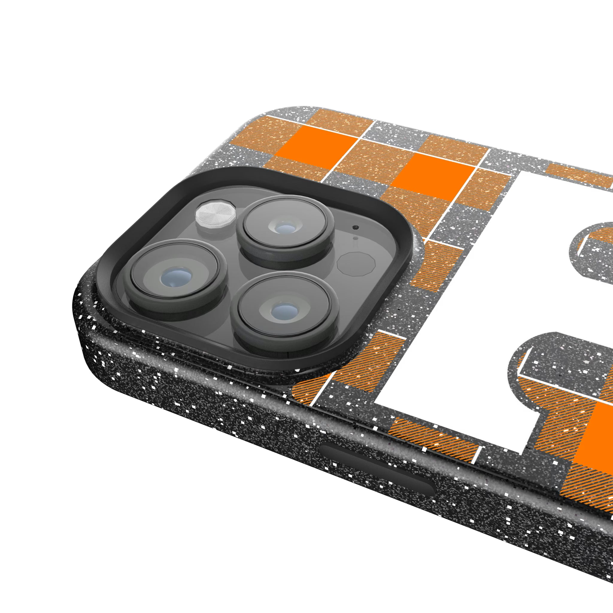University of Tennessee Volunteers Plaid iPhone Bling Phone Case for Apple iPhone - Detail