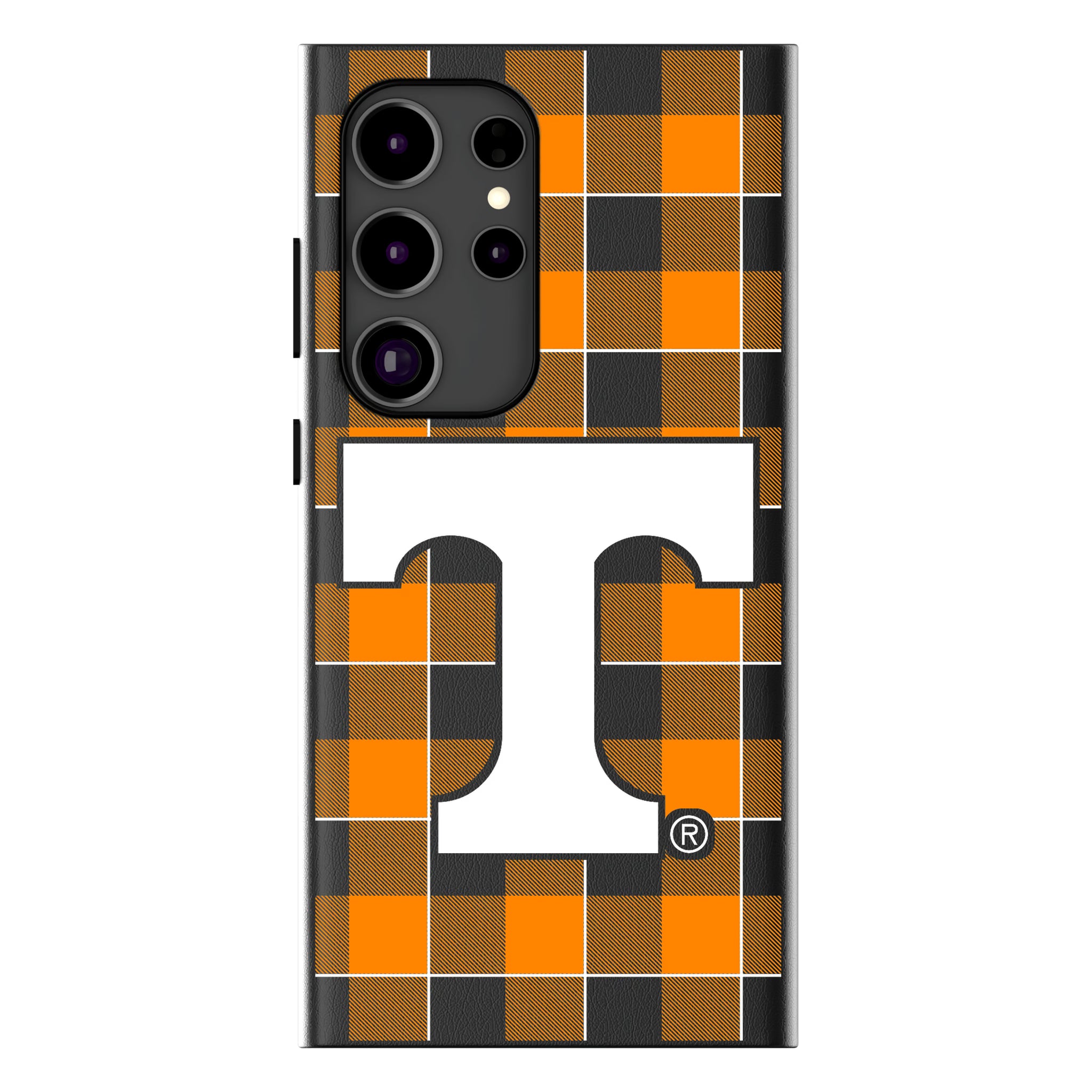 University of Tennessee Volunteers Plaid Galaxy MagSafe Compatible Phone Case for Samsung Galaxy