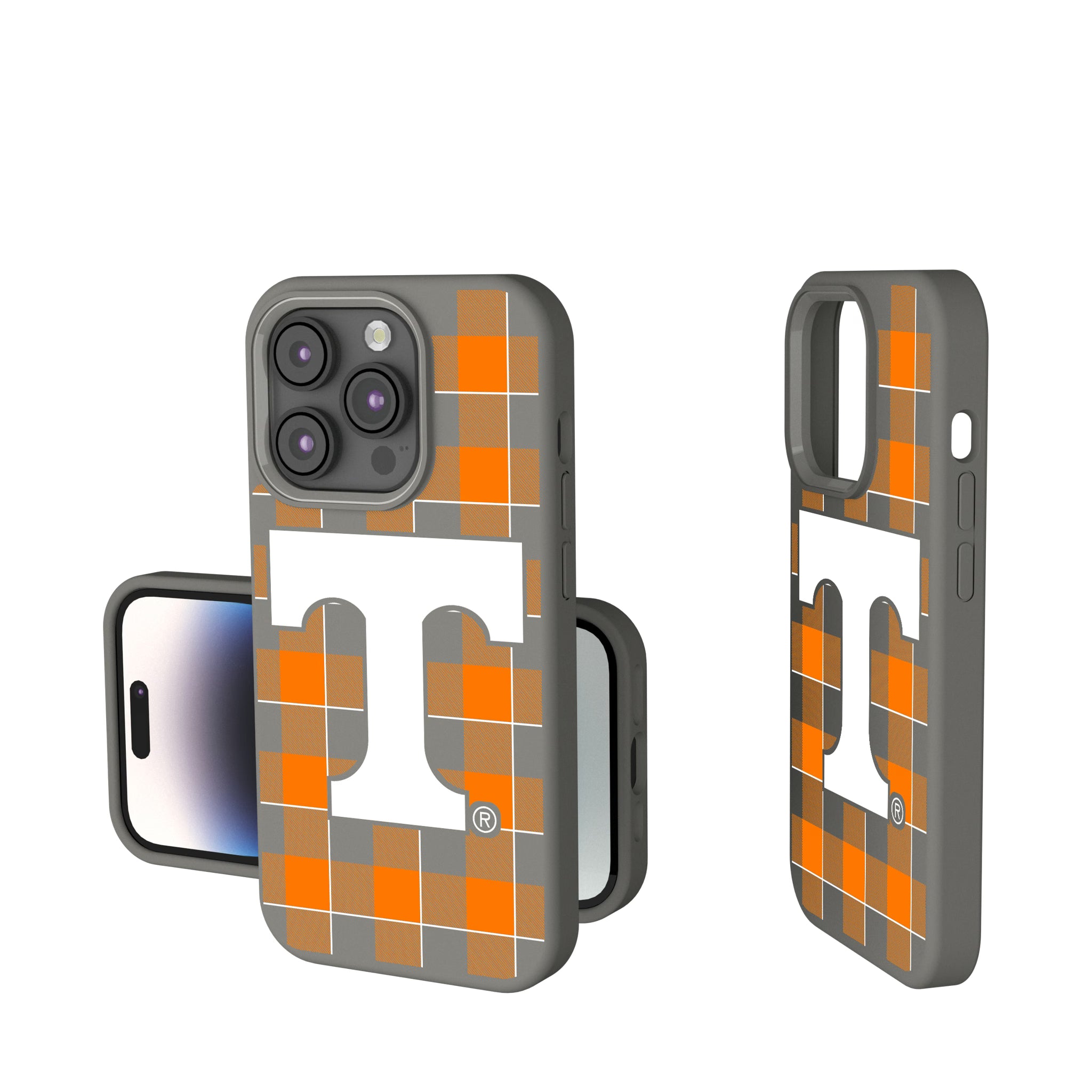 University of Tennessee Volunteers Plaid iPhone Soft Touch Phone Case for Apple iPhone