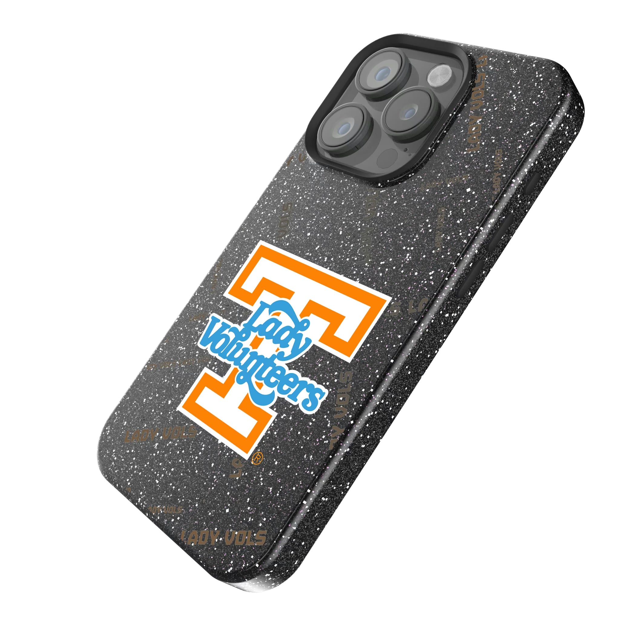 University of Tennessee Volunteers Quadtile iPhone Bling Phone Case for Apple iPhone - Isometric View