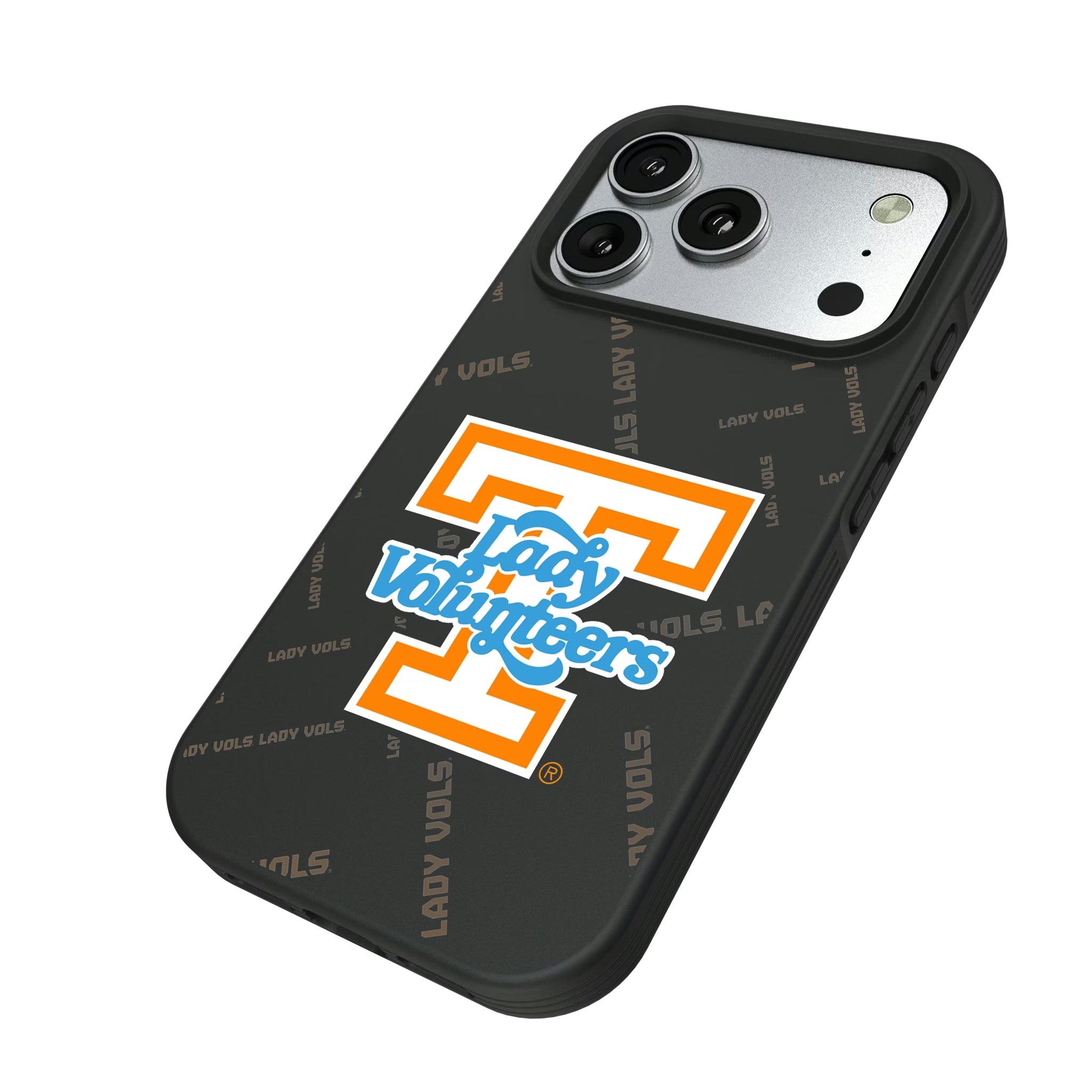 University of Tennessee Volunteers Quadtile iPhone Bump Phone Case for Apple iPhone - Isometric View#Device_iPhone 17 Pro