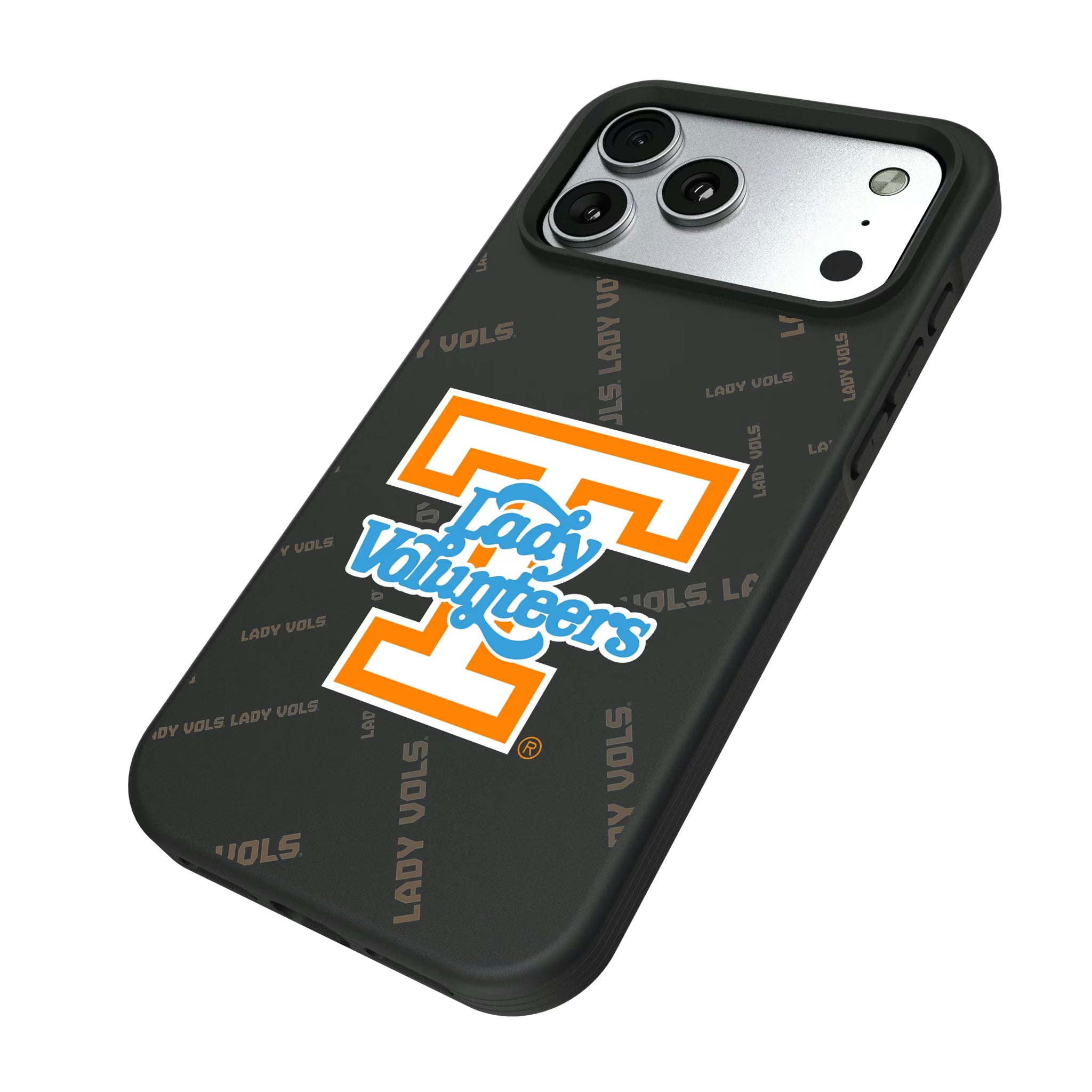 University of Tennessee Volunteers Quadtile iPhone Bump Phone Case for Apple iPhone - Isometric View#Device_iPhone 17 Pro Max