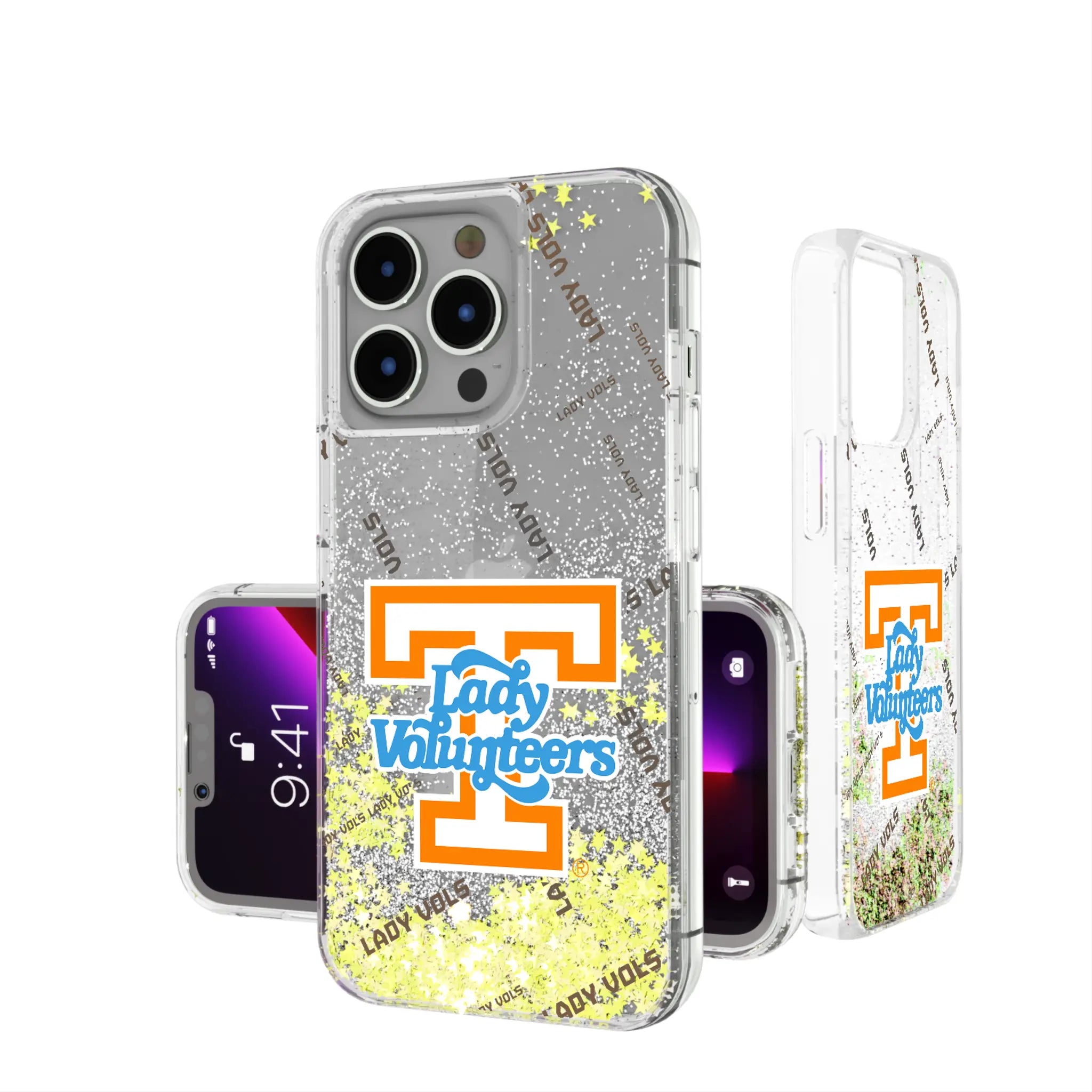 University of Tennessee Volunteers Quadtile iPhone Glitter Phone Case for Apple iPhone