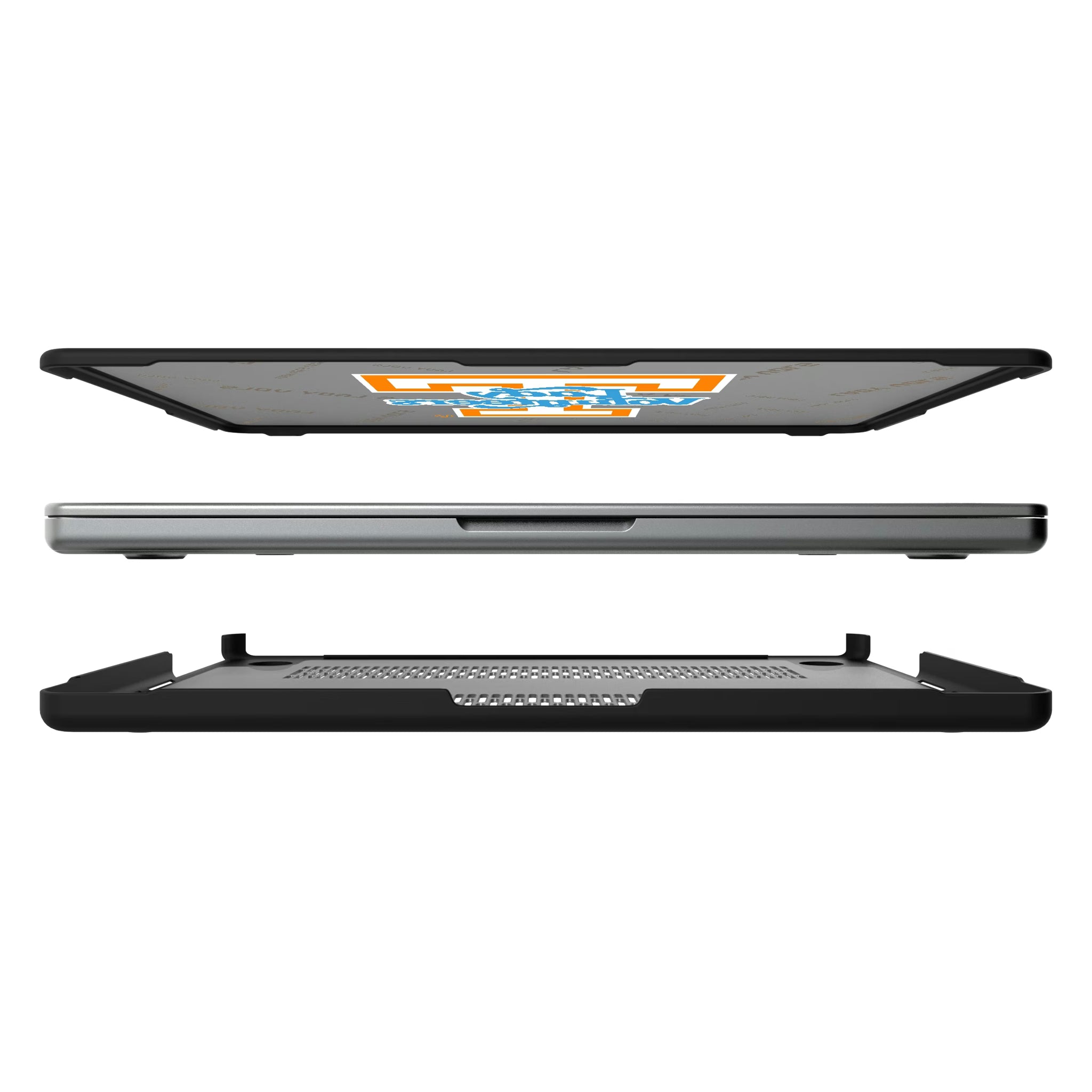 University of Tennessee Volunteers Quadtile MacBook Laptop Case for Apple MacBook#Device_MacBook Pro (14-inch, 2021) / MacBook Pro (14-inch, 2023) / MacBook Pro (14-inch, 2024)