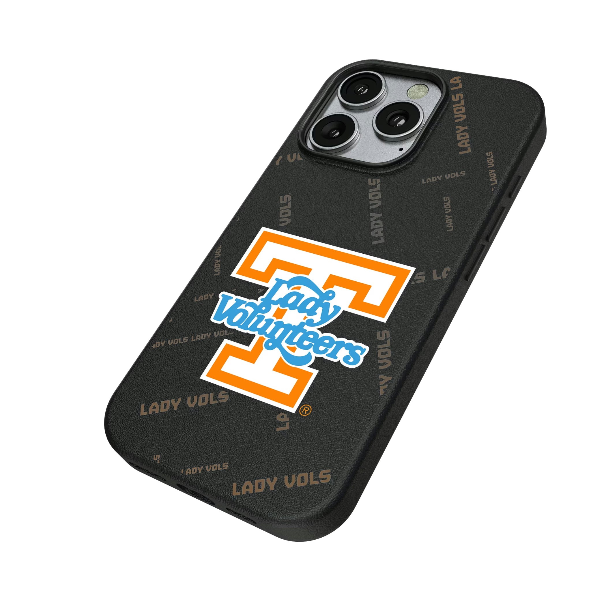 University of Tennessee Volunteers Quadtile iPhone MagSafe Compatible Phone Case for Apple iPhone - Isometric View