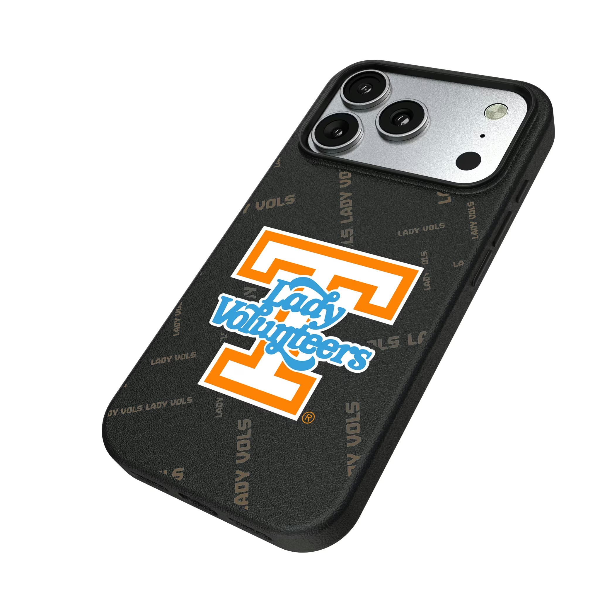 University of Tennessee Volunteers Quadtile iPhone MagSafe Compatible Phone Case for Apple iPhone - Isometric View#Device_iPhone 17 Pro