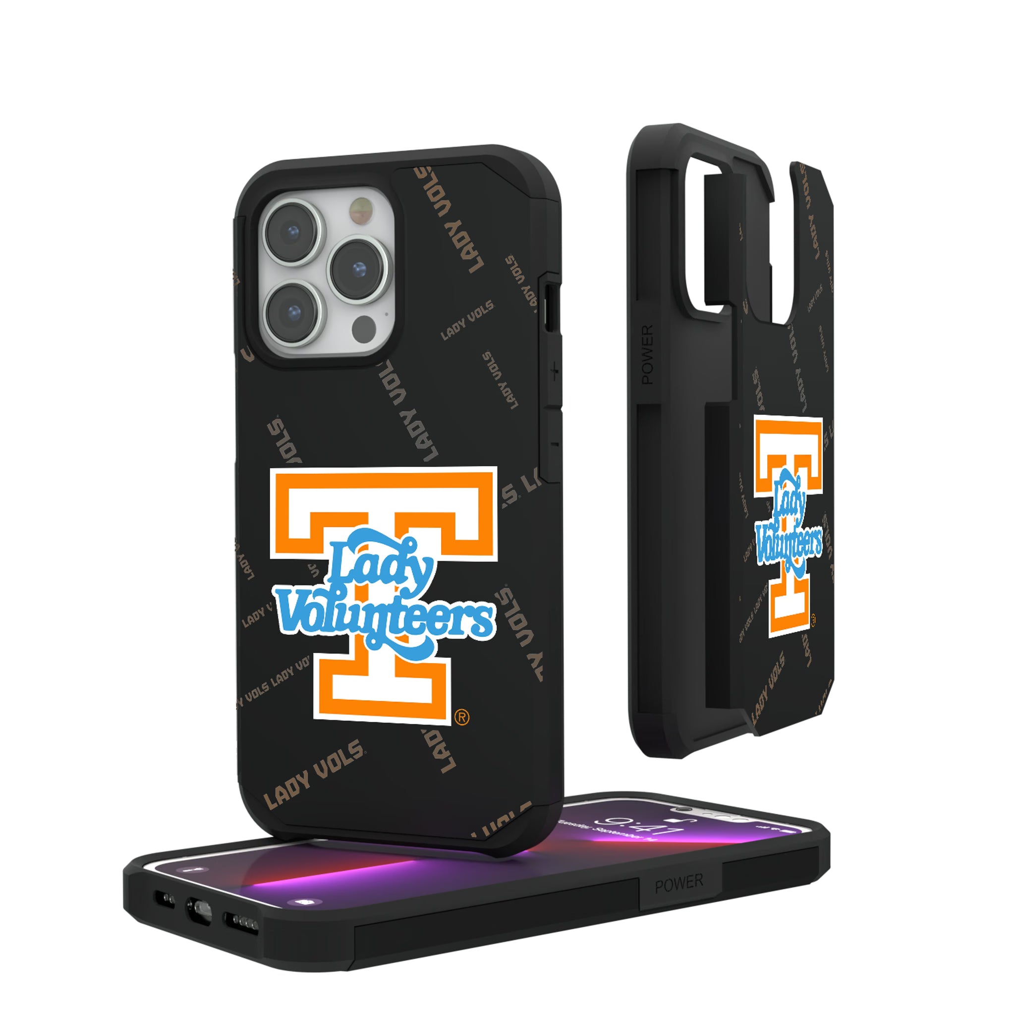 University of Tennessee Volunteers Quadtile iPhone Rugged Phone Case for Apple iPhone#Device_iPhone 13 Pro