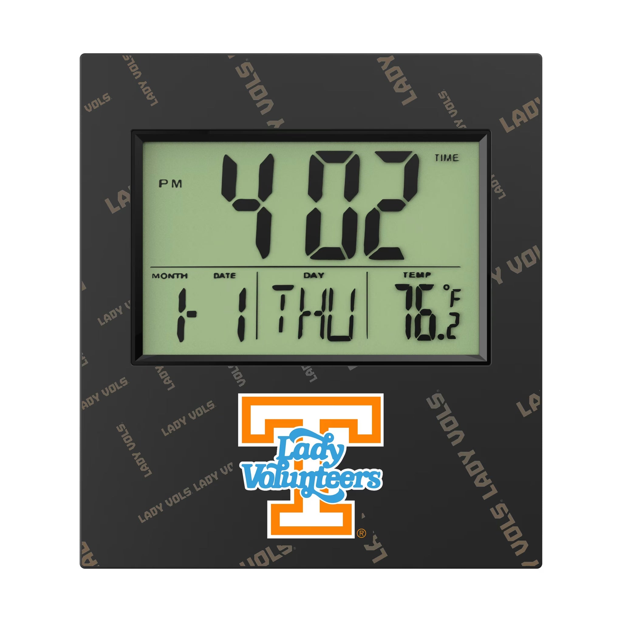 University of Tennessee Volunteers Quadtile Wall Clock
