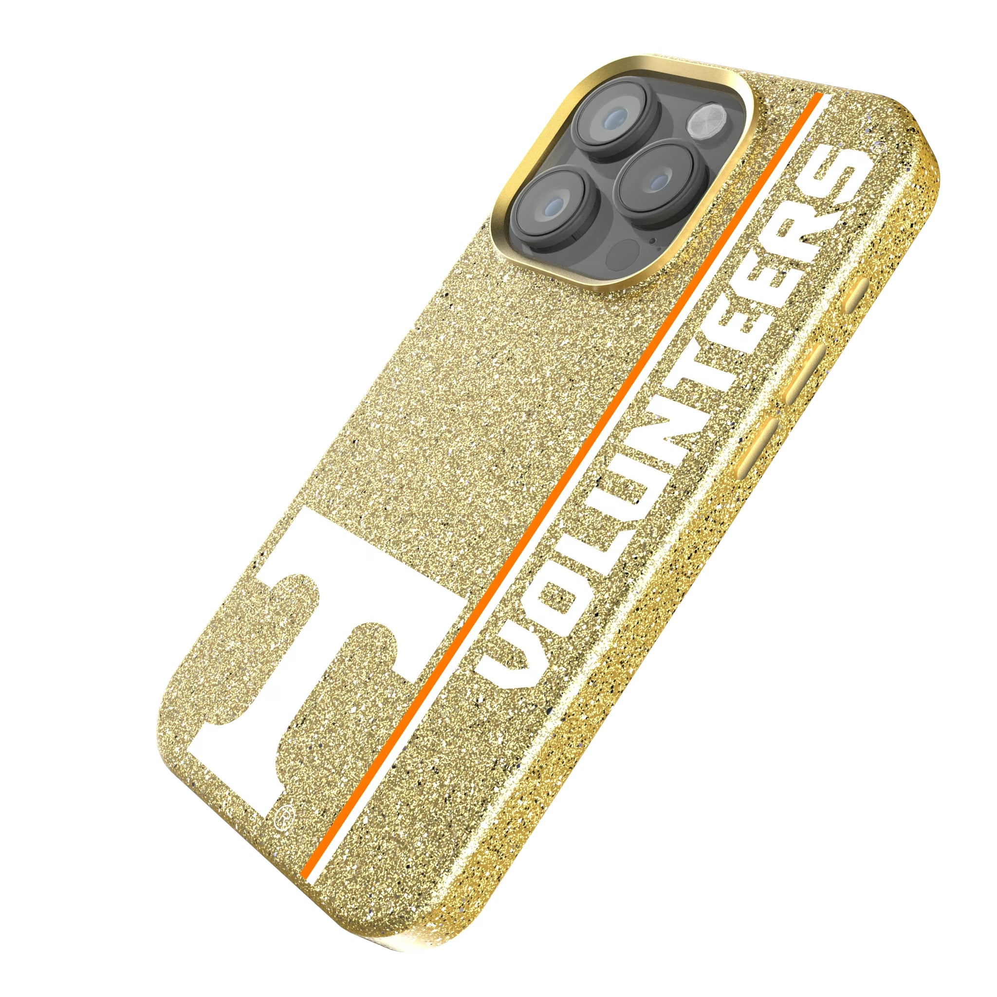 University of Tennessee Volunteers Sidebar iPhone Bling Phone Case for Apple iPhone - Isometric View