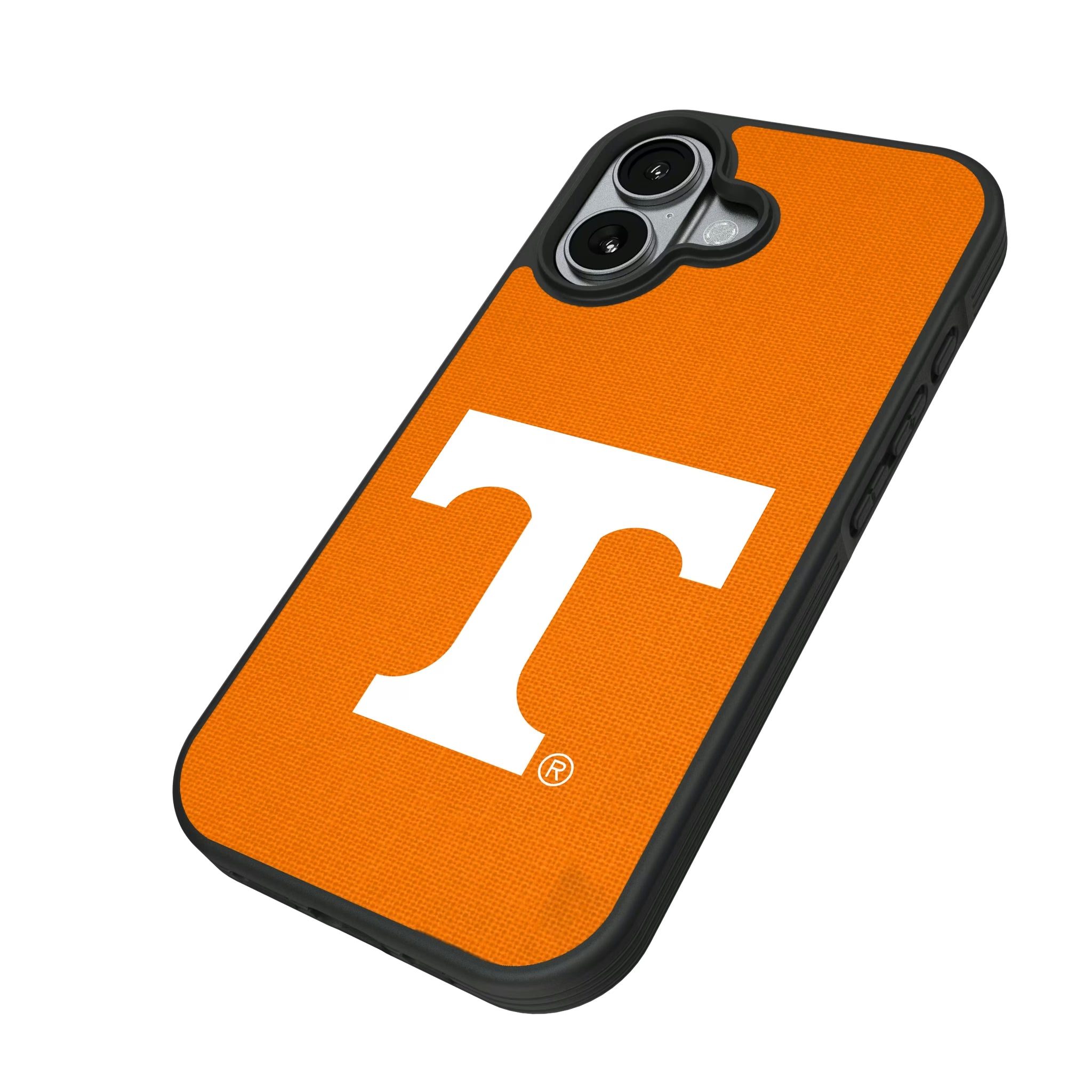 University of Tennessee Volunteers Solid iPhone Bump Phone Case for Apple iPhone - Isometric View#Device_iPhone 17