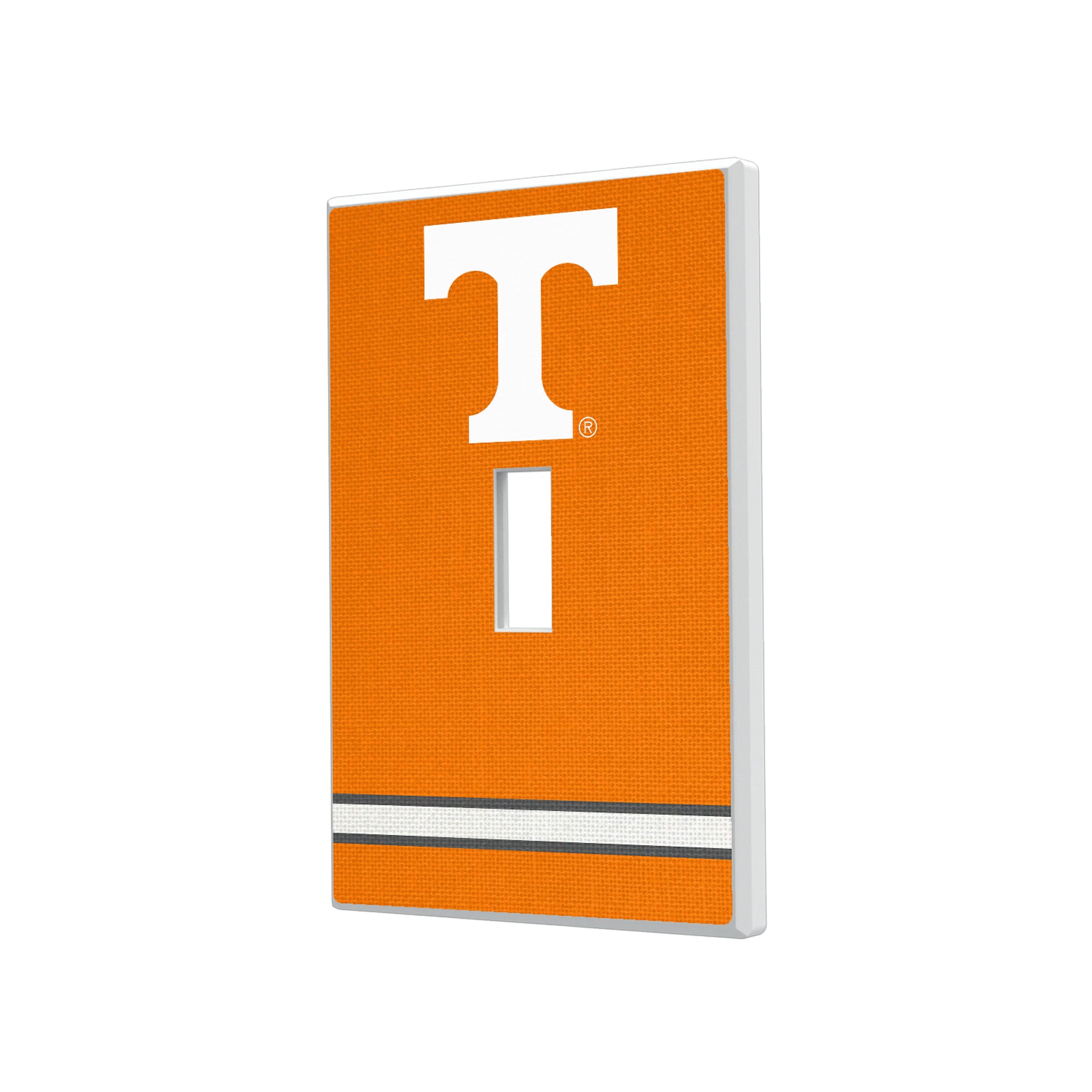 University of Tennessee Volunteers Stripe Hidden-Screw Light Switch Plate#Style_Single Toggle