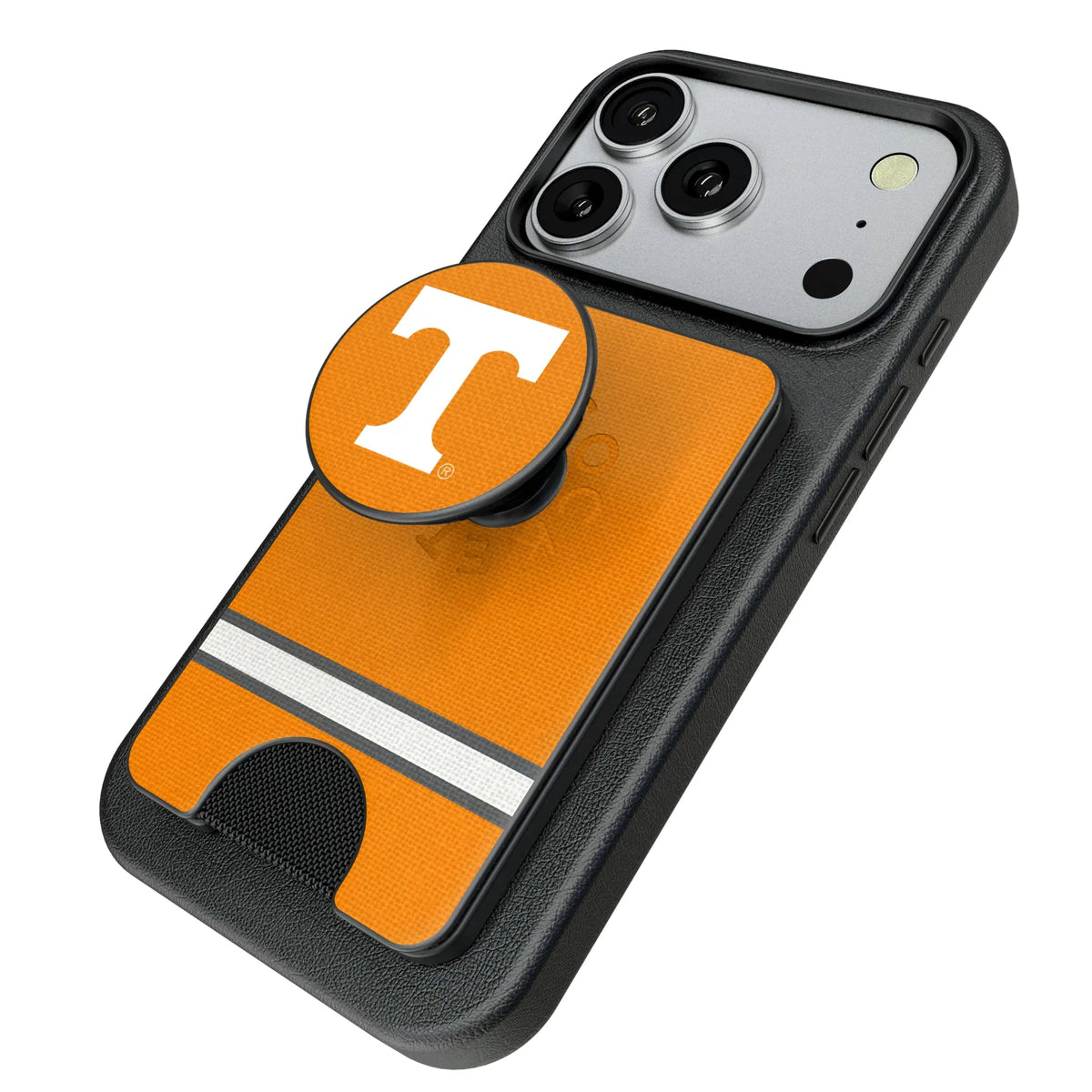 University of Tennessee Volunteers Stripe Popsockets Wallet Magnetic - Isometric View