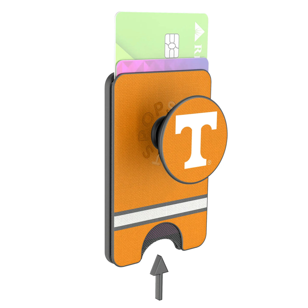 University of Tennessee Volunteers Stripe Popsockets Wallet Magnetic - Detail
