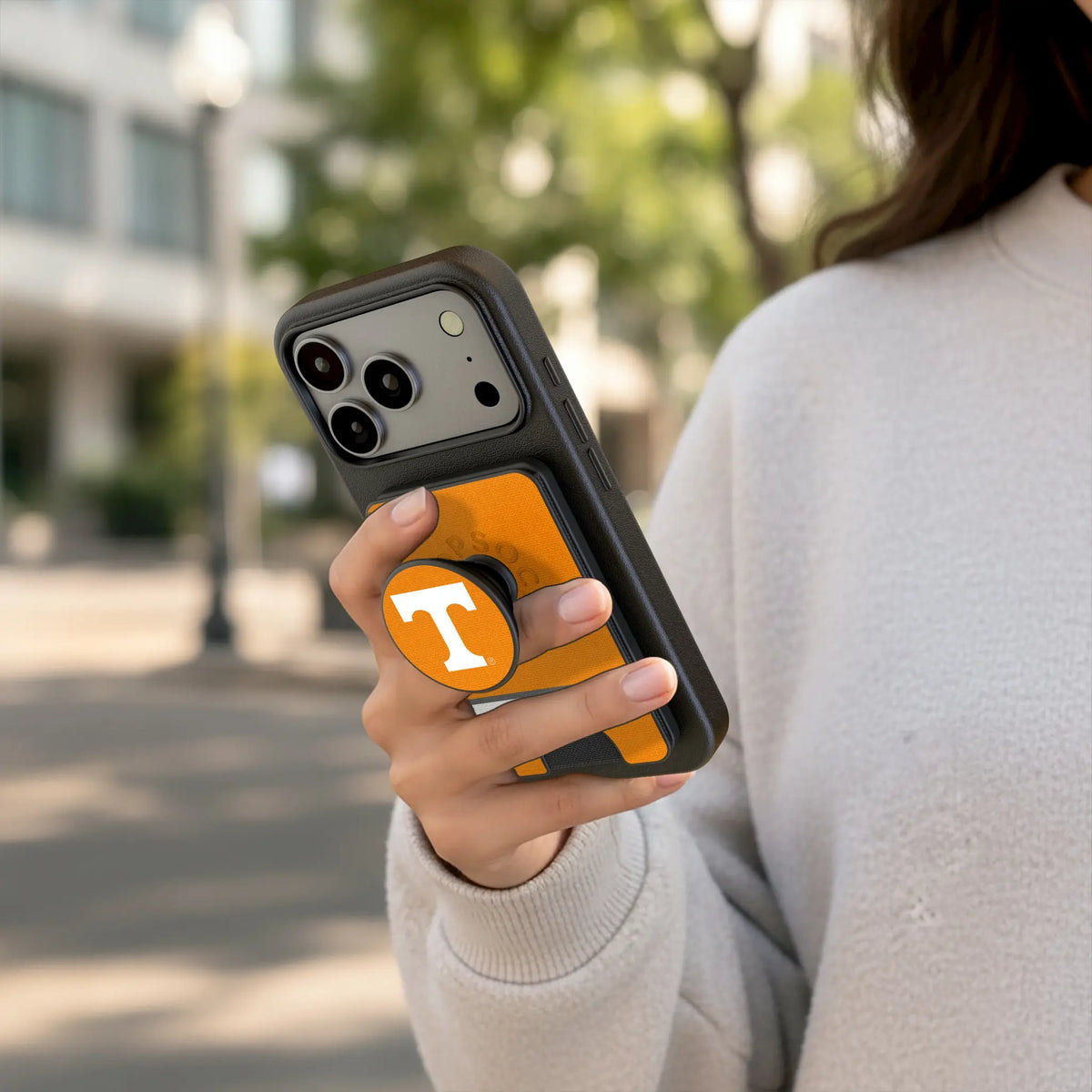 University of Tennessee Volunteers Stripe Popsockets Wallet Magnetic - Lifestyle