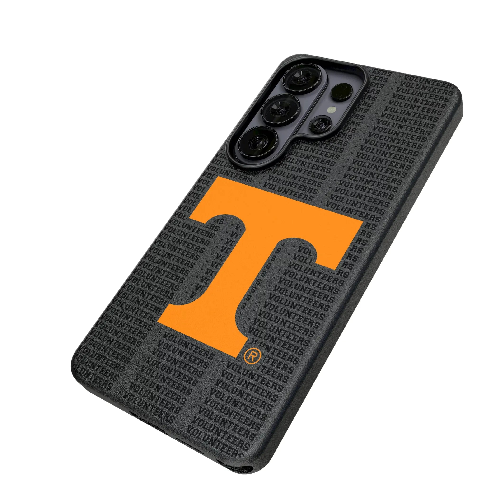University of Tennessee Volunteers Text Backdrop Galaxy MagSafe Compatible Phone Case for Samsung Galaxy - Isometric View#Device_Galaxy S26 Ultra