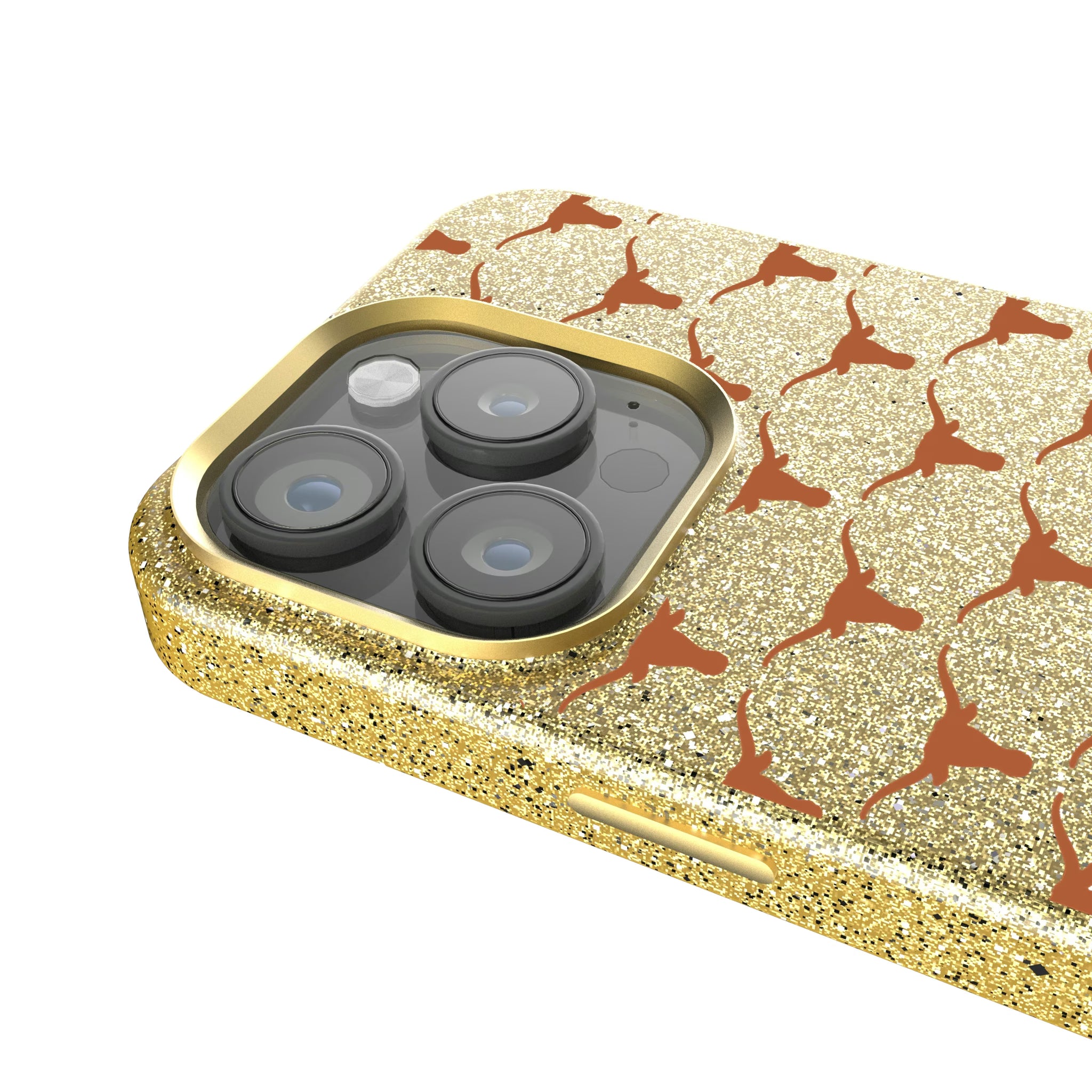 University of Texas Longhorns Fashion Pattern iPhone Bling Phone Case for Apple iPhone - Detail