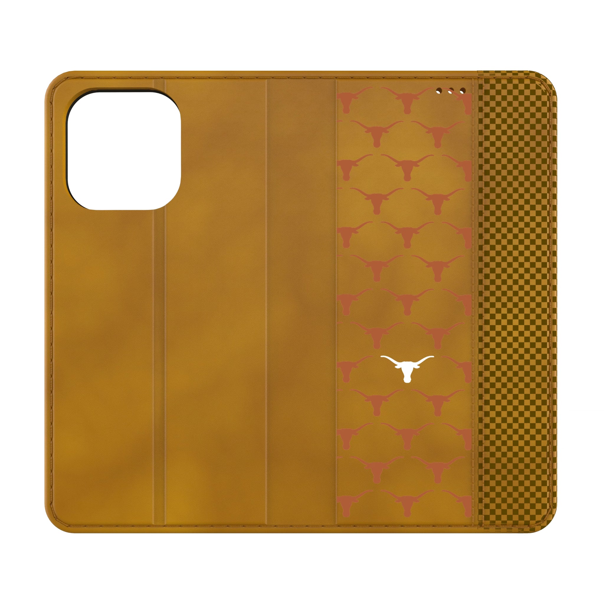 University of Texas Longhorns Fashion Pattern iPhone Folio Phone Case for Apple iPhone