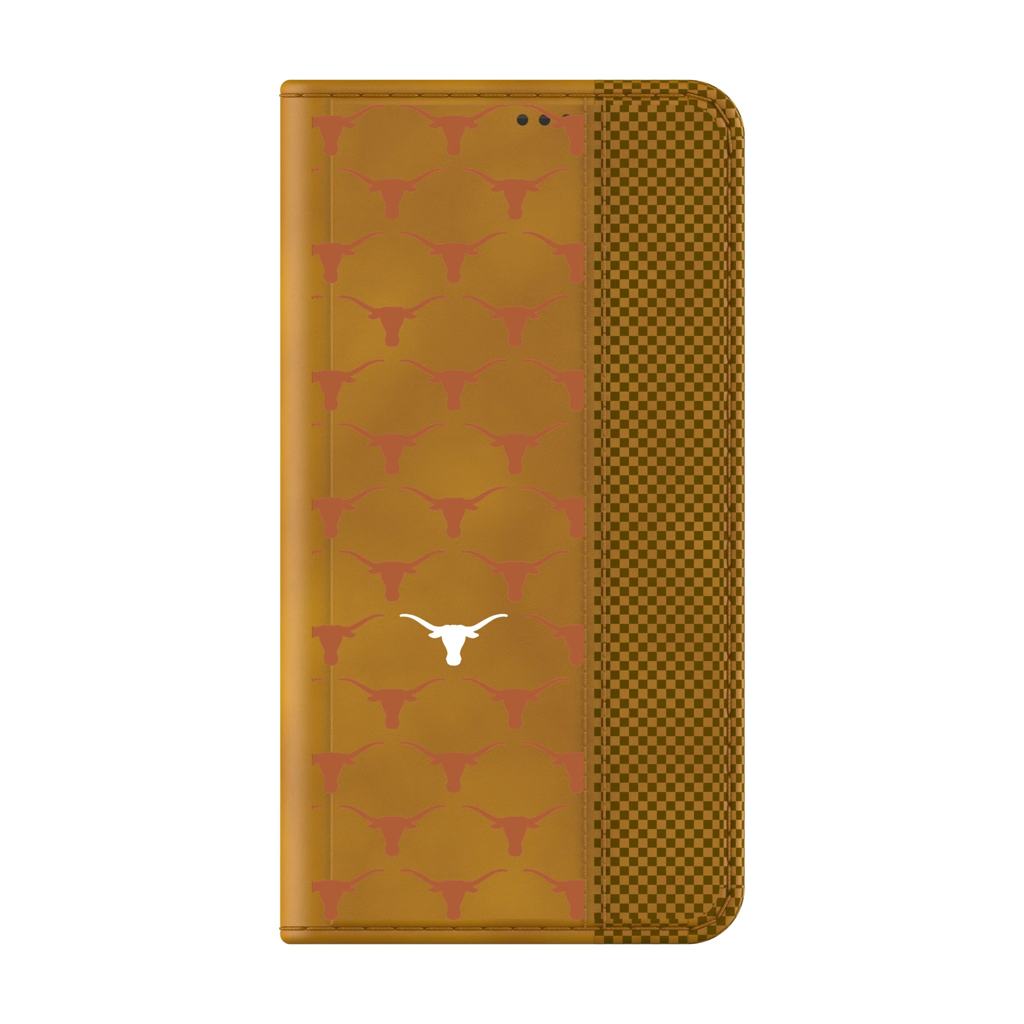University of Texas Longhorns Fashion Pattern Galaxy Folio Phone Case for Samsung Galaxy