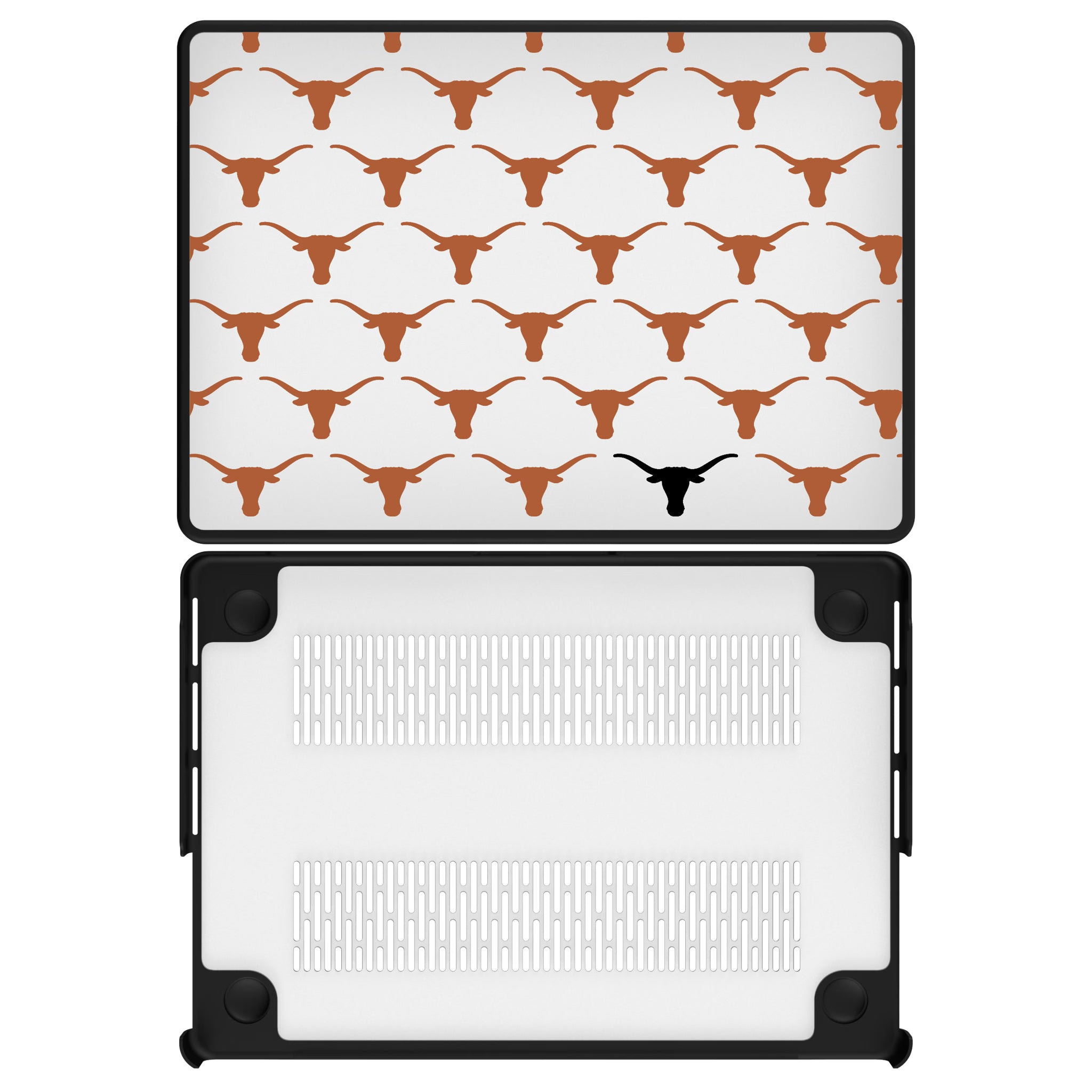 University of Texas Longhorns Fashion Pattern MacBook Laptop Case for Apple MacBook#Device_MacBook Pro (14-inch, 2021) / MacBook Pro (14-inch, 2023) / MacBook Pro (14-inch, 2024)