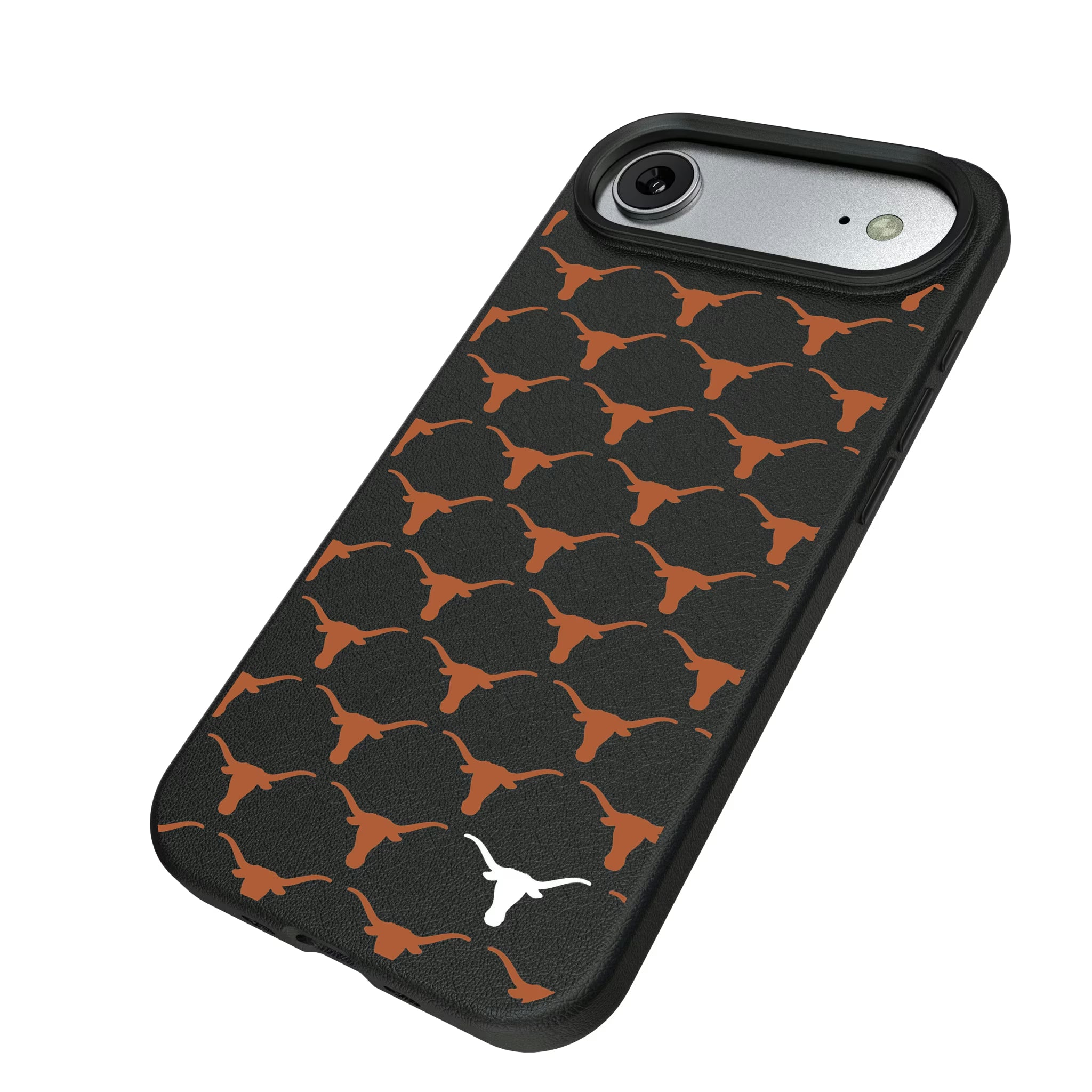 University of Texas Longhorns Fashion Pattern iPhone MagSafe Compatible Phone Case for Apple iPhone - Isometric View#Device_iPhone Air