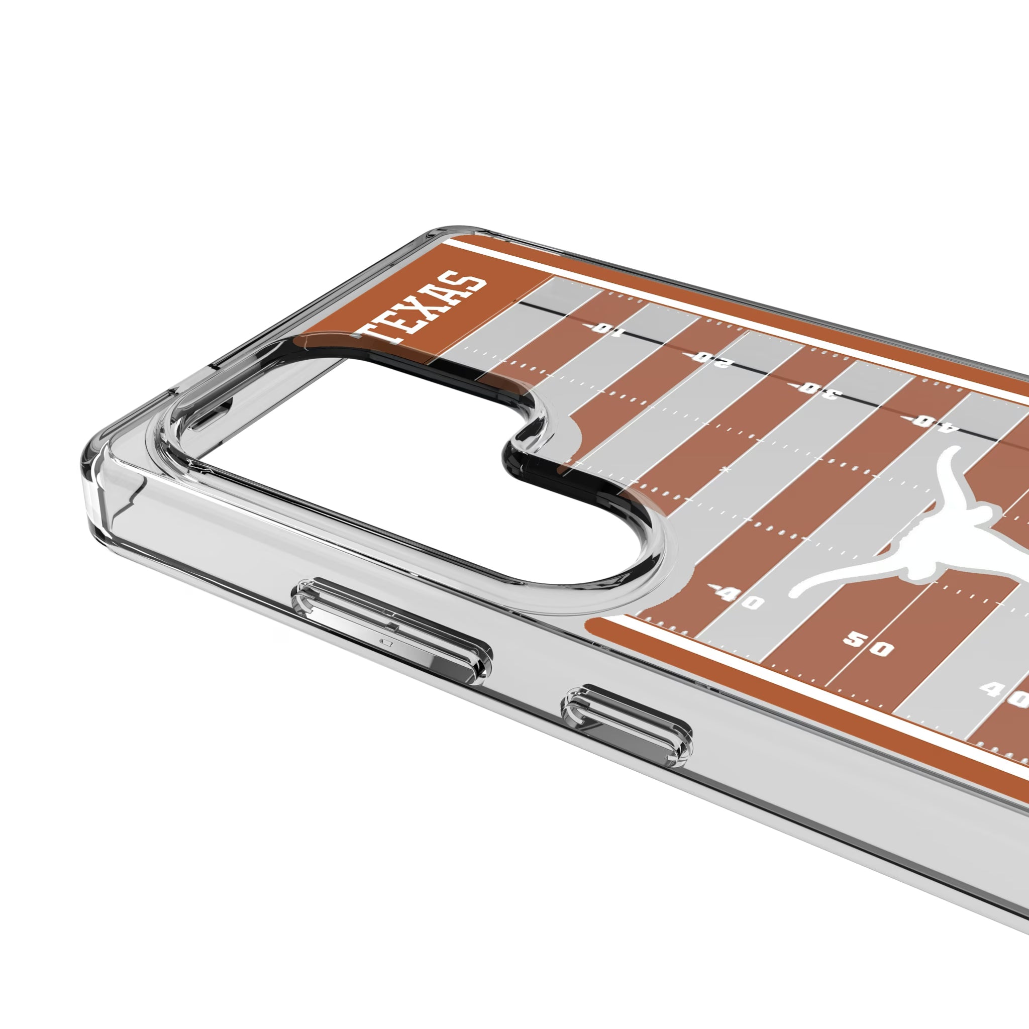 University of Texas Longhorns Field Galaxy Clear Phone Case for Samsung Galaxy - Detail