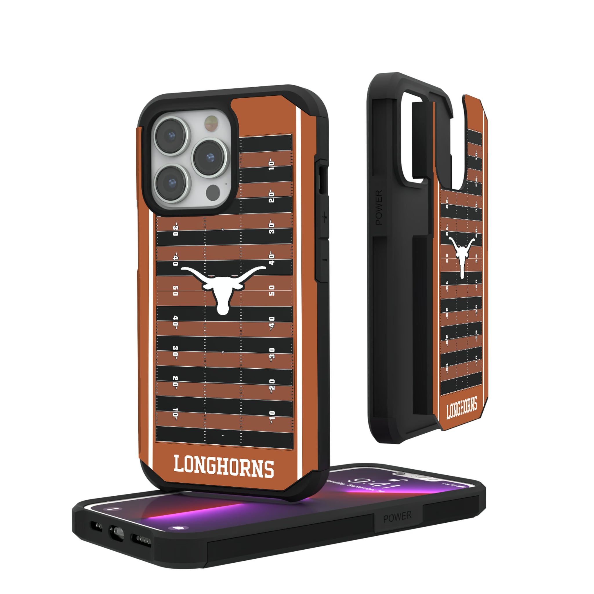 University of Texas Longhorns Field iPhone Rugged Phone Case for Apple iPhone