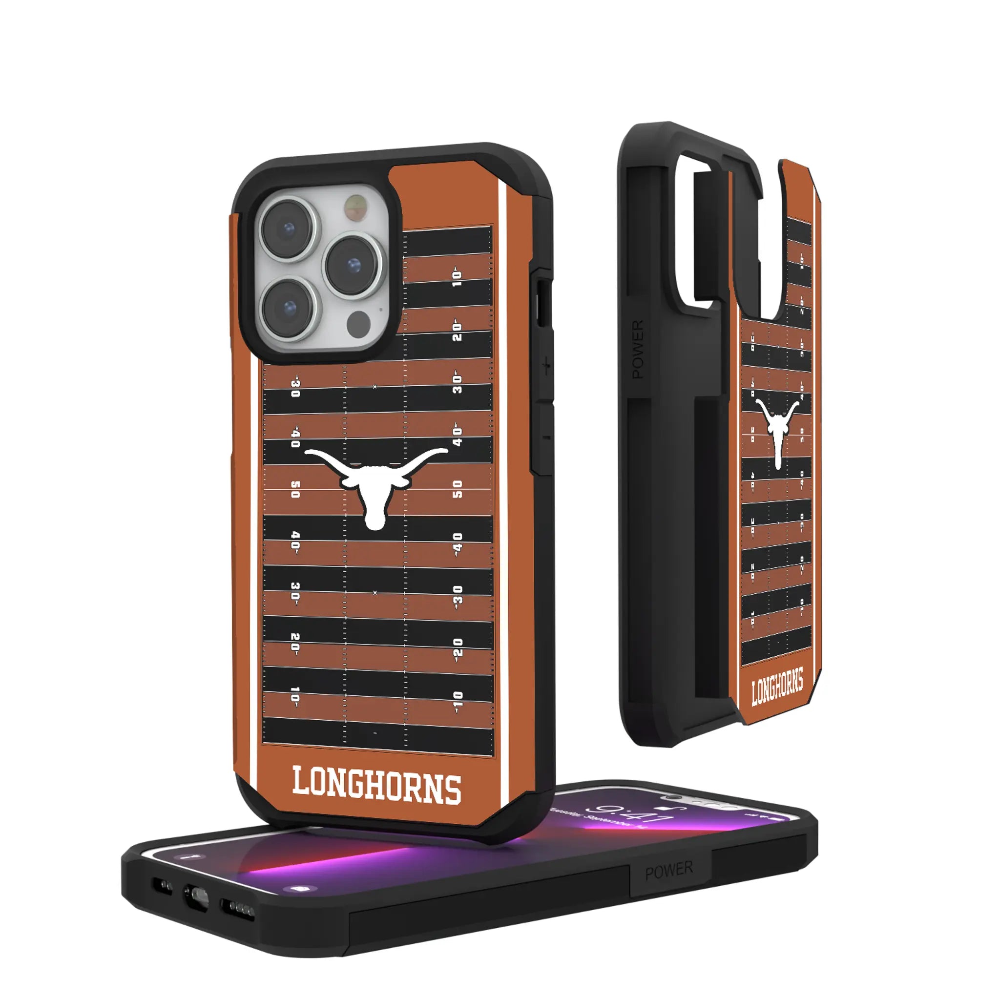 University of Texas Longhorns Field iPhone Rugged Phone Case for Apple iPhone