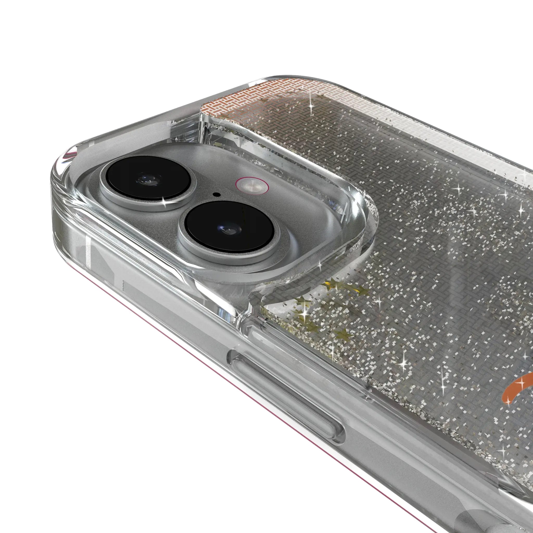 University of Texas Longhorns Linen iPhone Glitter Phone Case for Apple iPhone - Detail