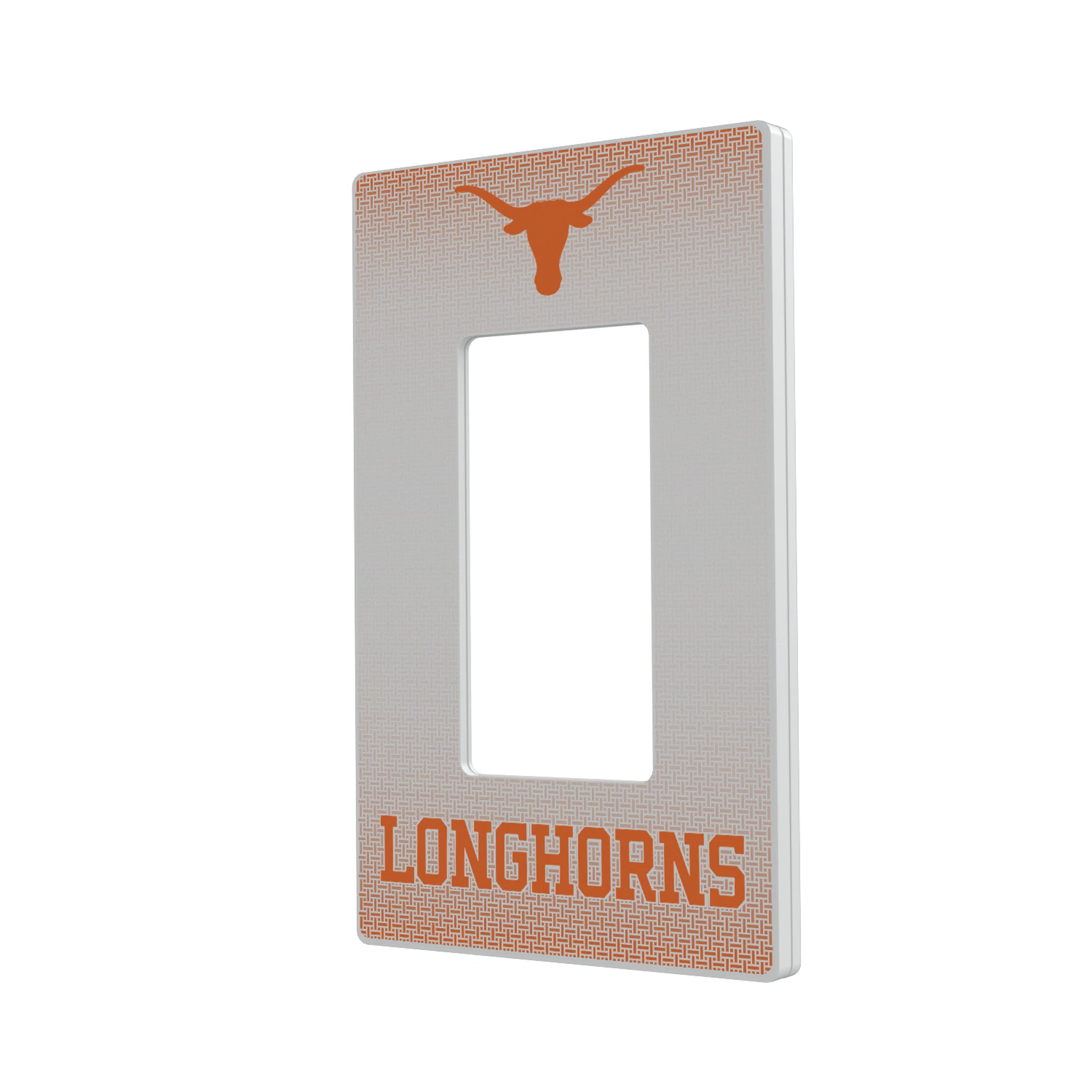 University of Texas Longhorns Linen Hidden-Screw Light Switch Plate#Style_Single Rocker