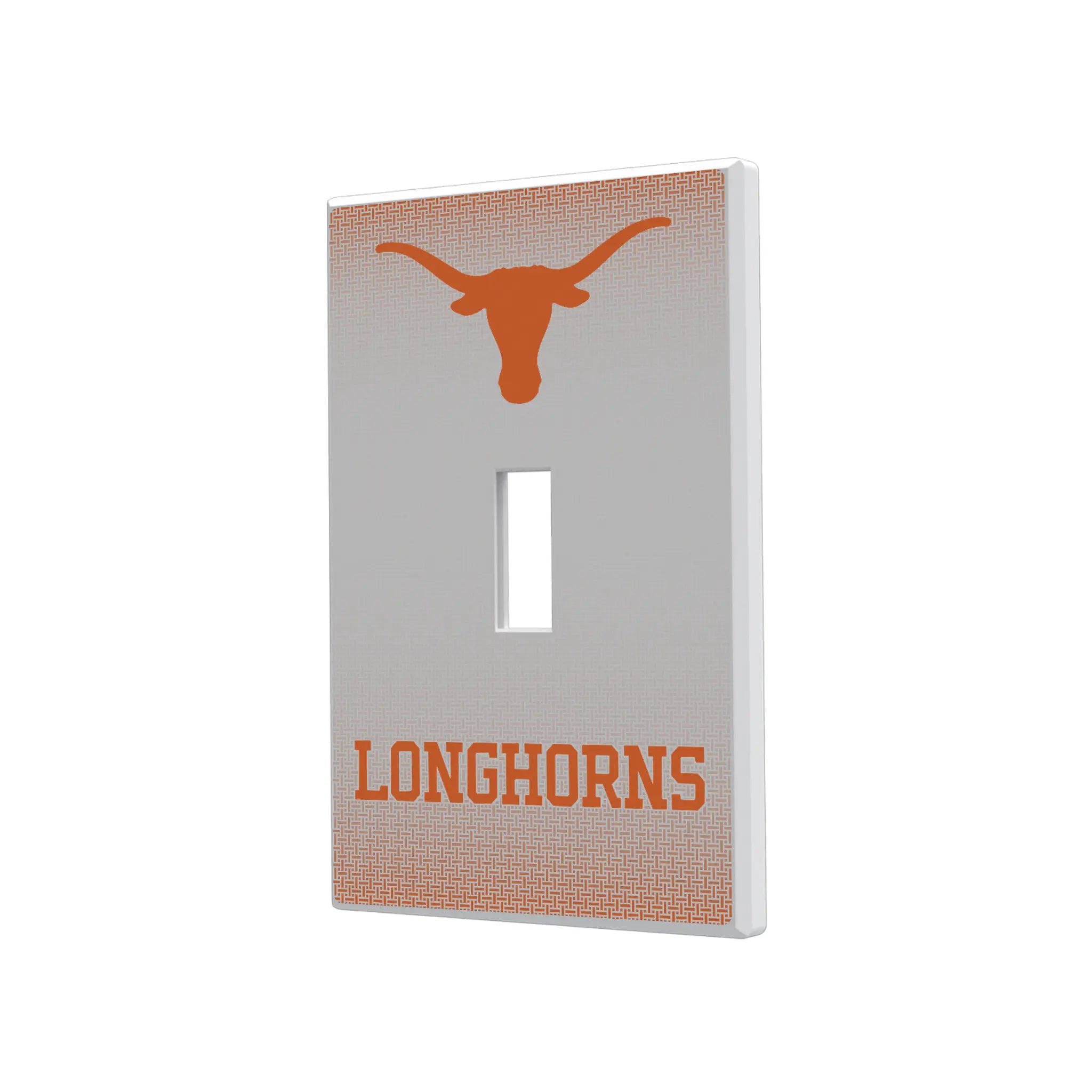 University of Texas Longhorns Linen Hidden-Screw Light Switch Plate#Style_Single Toggle