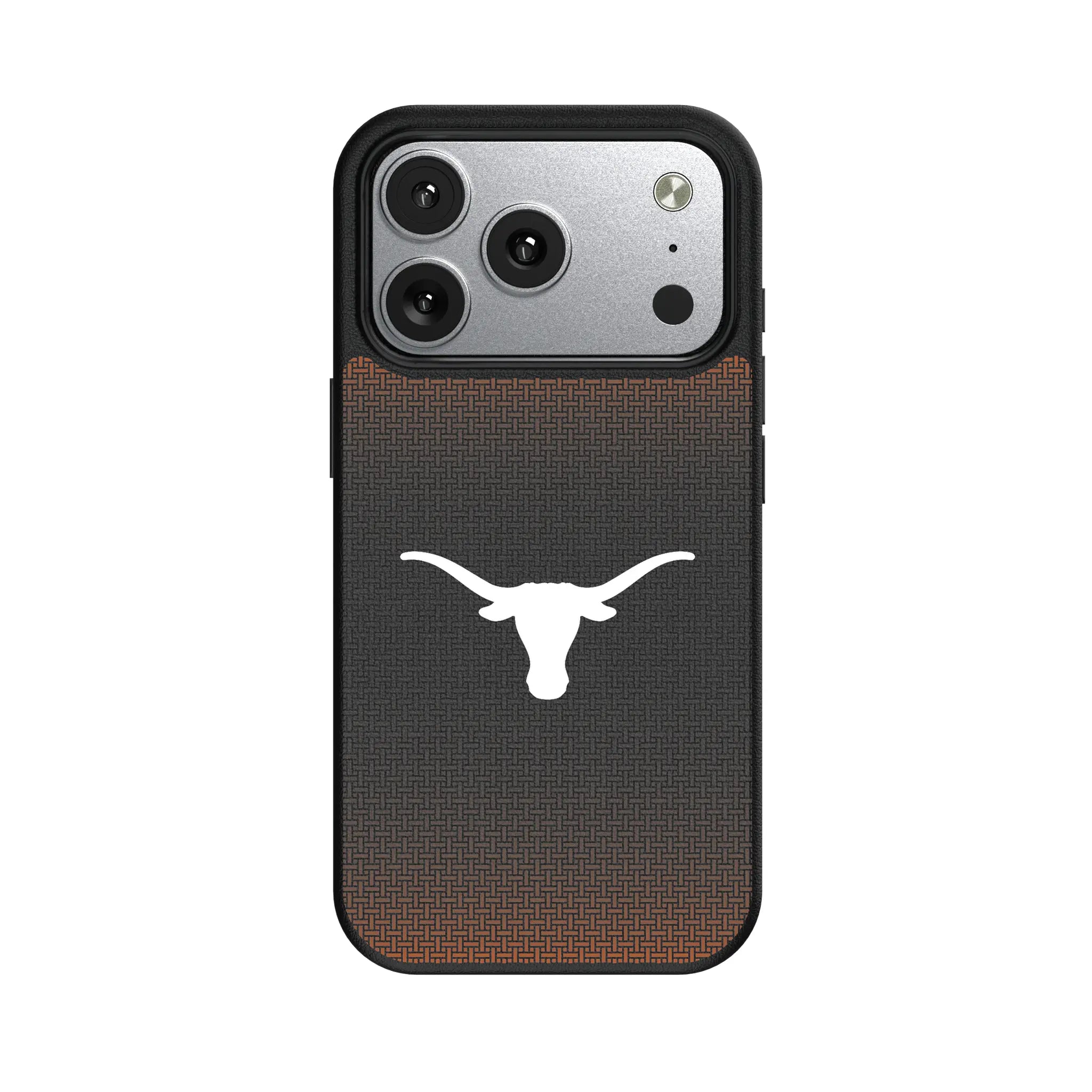 University of Texas Longhorns Linen iPhone MagSafe Compatible Phone Case for Apple iPhone#Device_iPhone 17 Pro