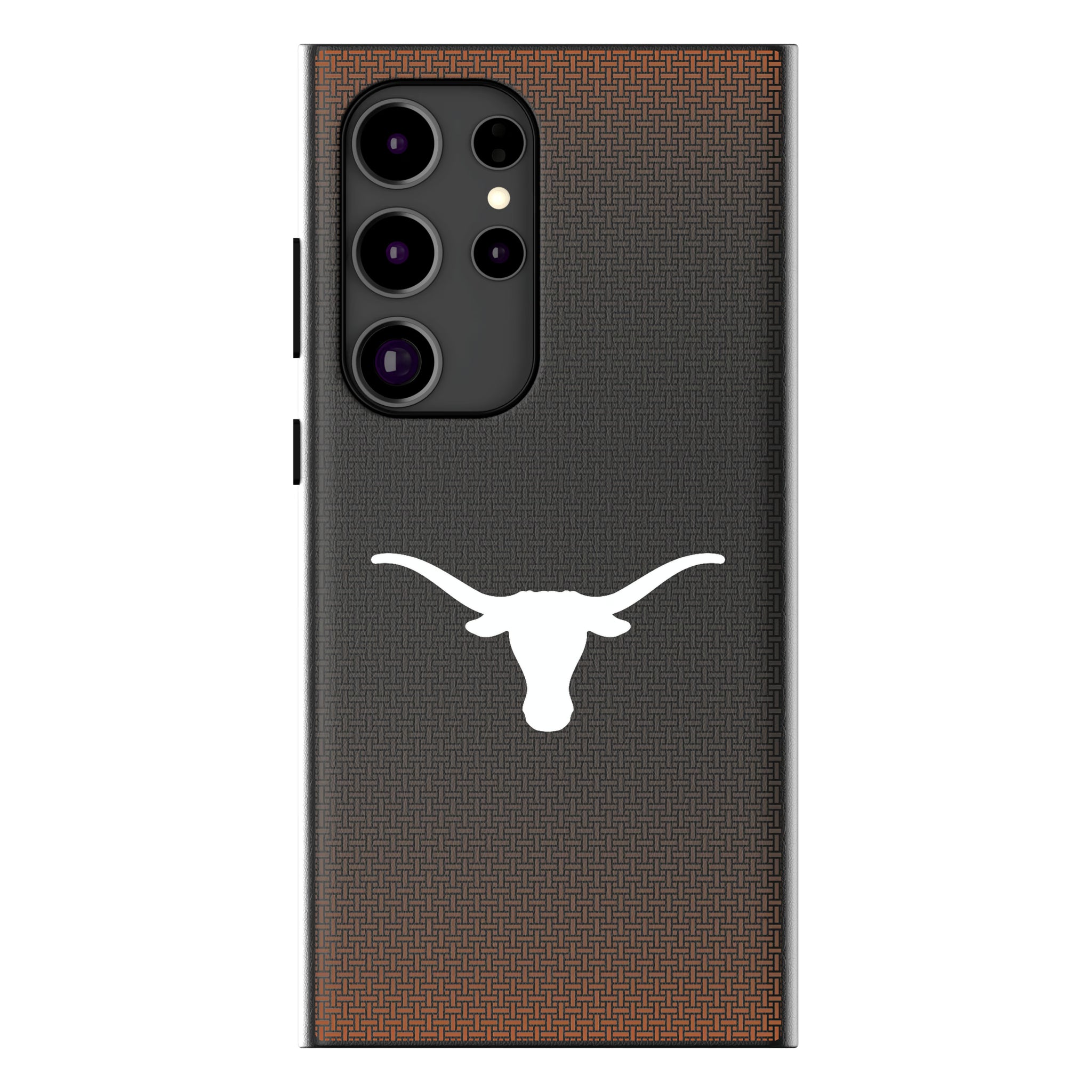 University of Texas Longhorns Linen Galaxy MagSafe Compatible Phone Case for Samsung Galaxy