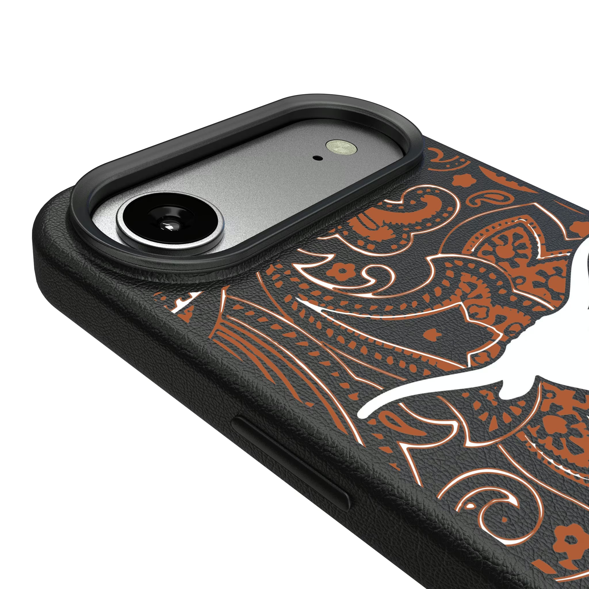 University of Texas Longhorns Paisley iPhone MagSafe Compatible Phone Case for Apple iPhone - Detail#Device_iPhone Air