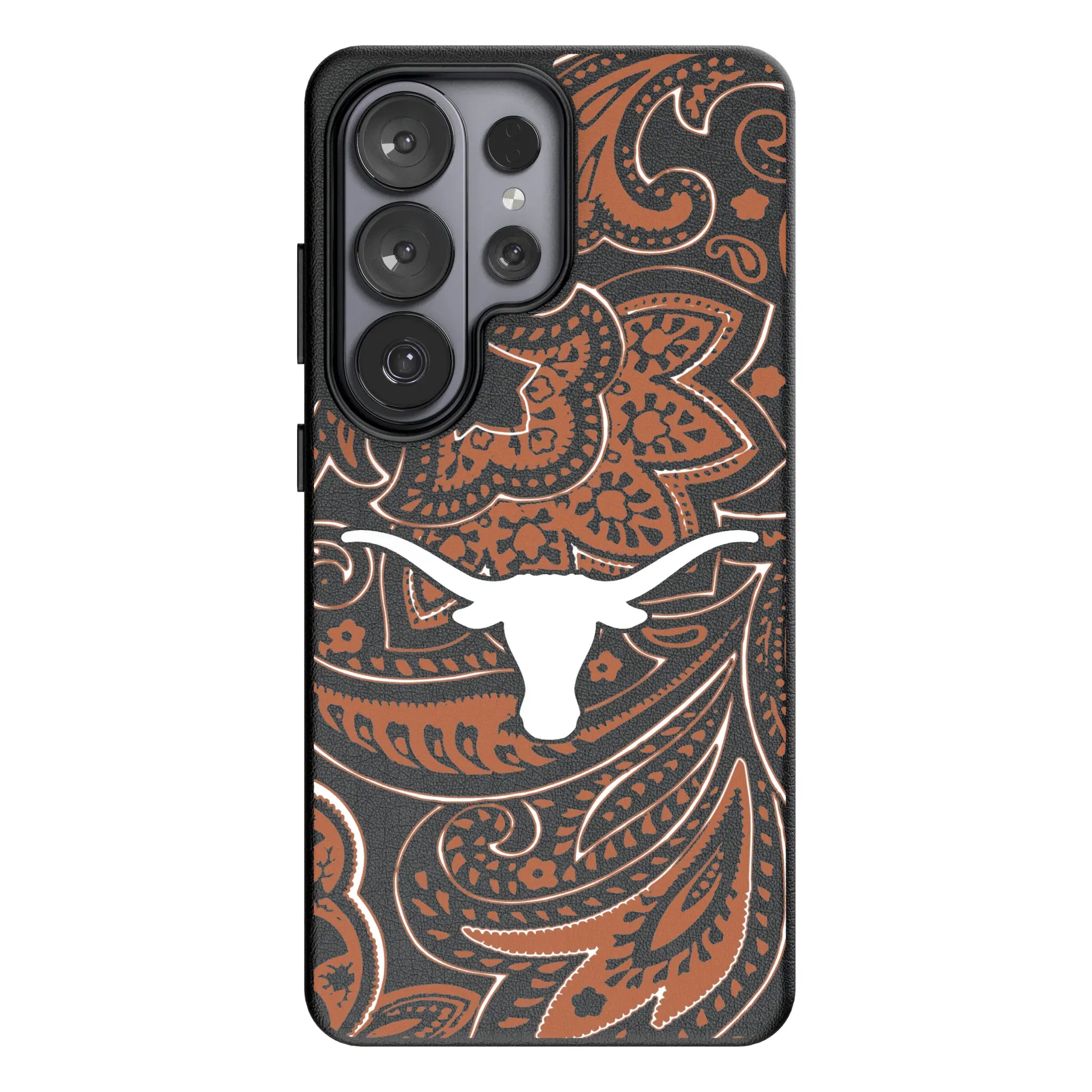 University of Texas Longhorns Paisley Galaxy MagSafe Compatible Phone Case for Samsung Galaxy#Device_Galaxy S26 Ultra