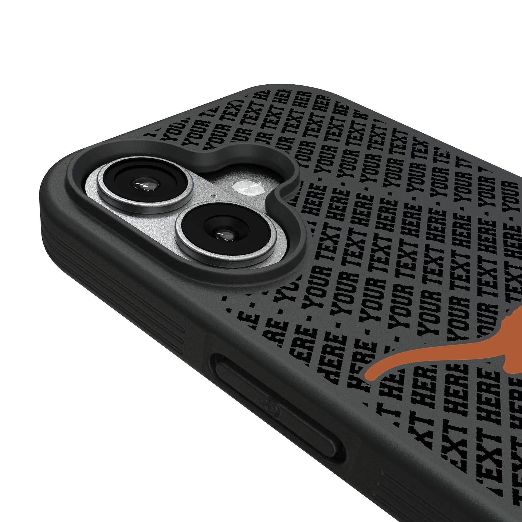 University of Texas Longhorns Personalized EndZone Plus iPhone Bump Phone Case for Apple iPhone - Detail#Device_iPhone 17