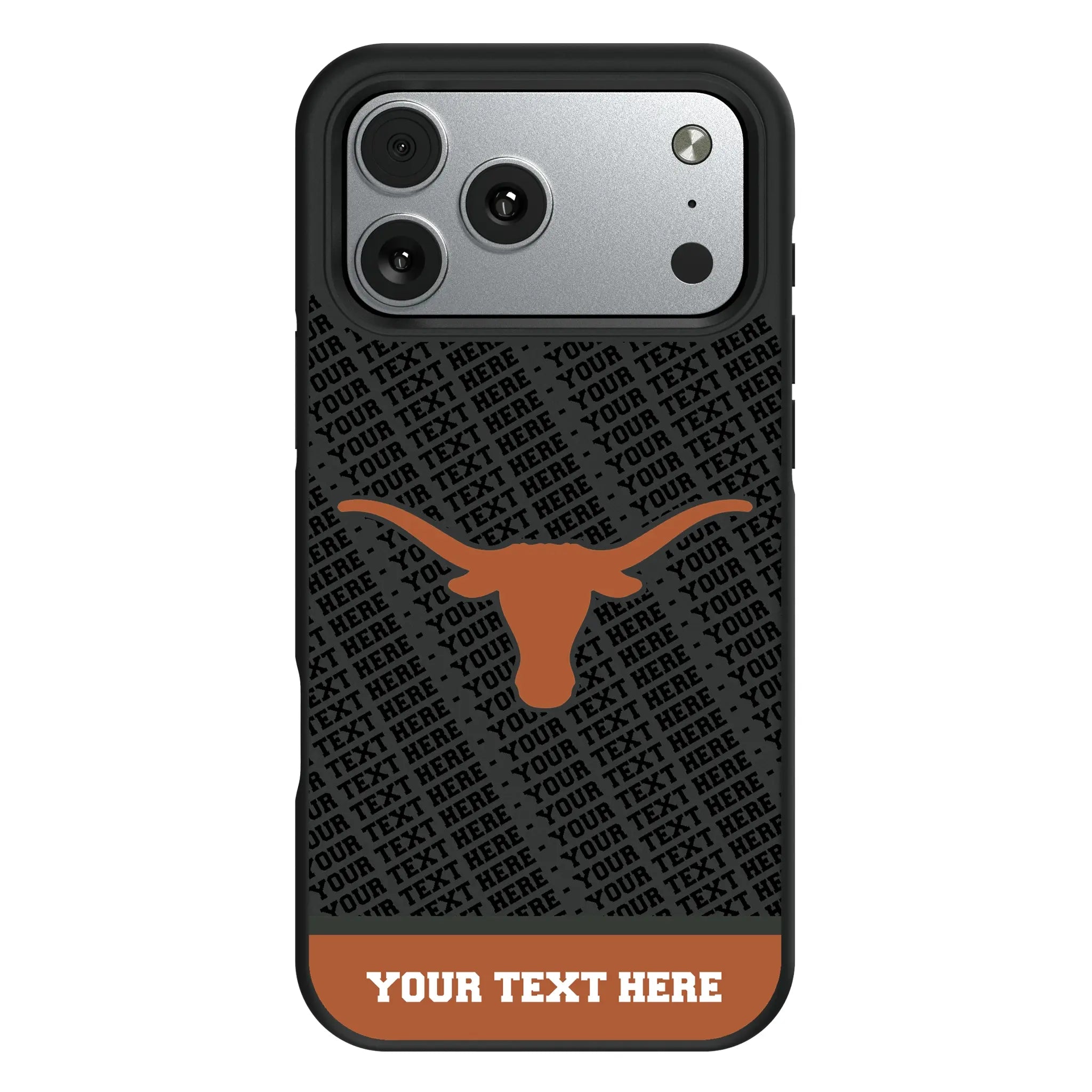 University of Texas Longhorns Personalized EndZone Plus iPhone Bump Phone Case for Apple iPhone#Device_iPhone 17 Pro Max
