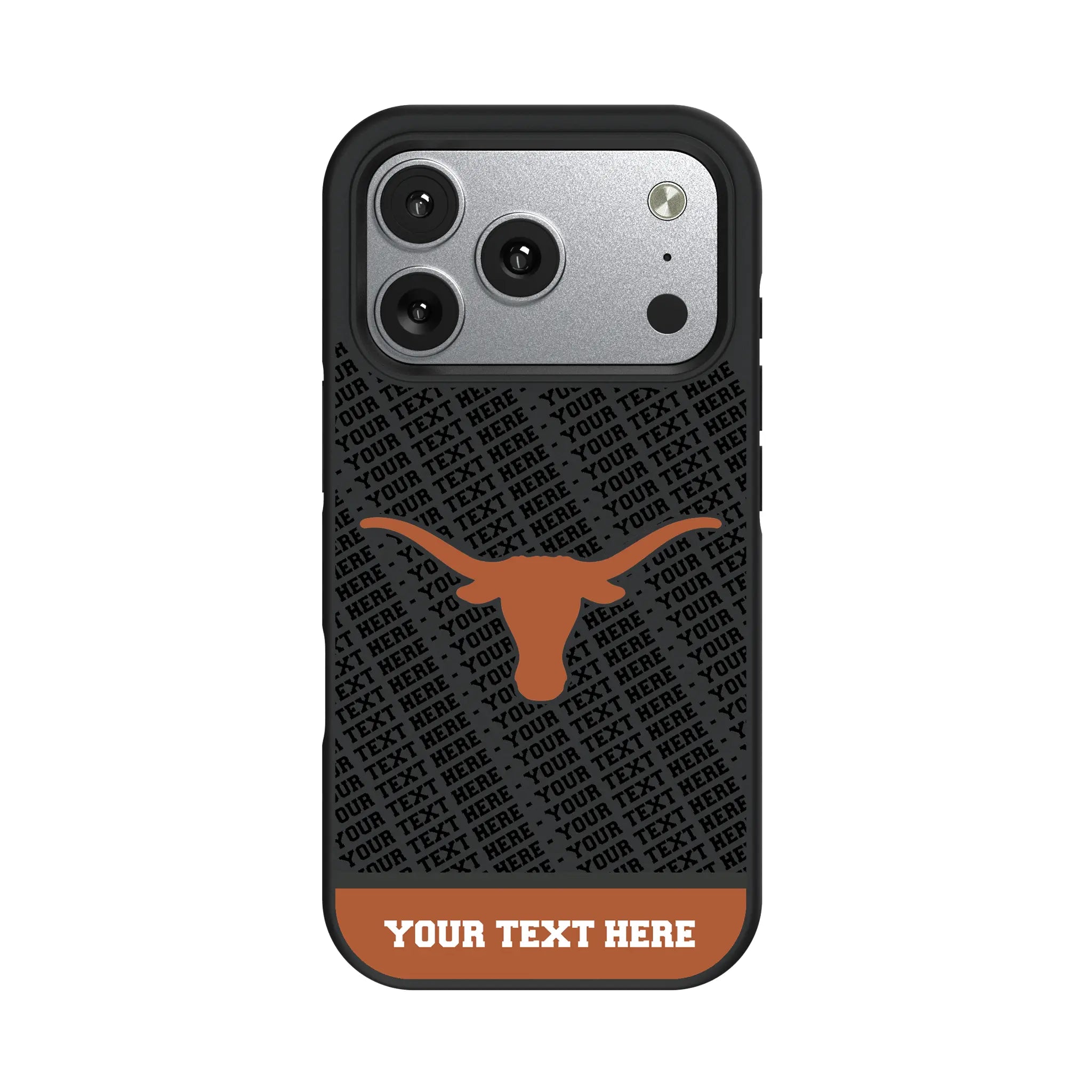 University of Texas Longhorns Personalized EndZone Plus iPhone Bump Phone Case for Apple iPhone#Device_iPhone 17 Pro