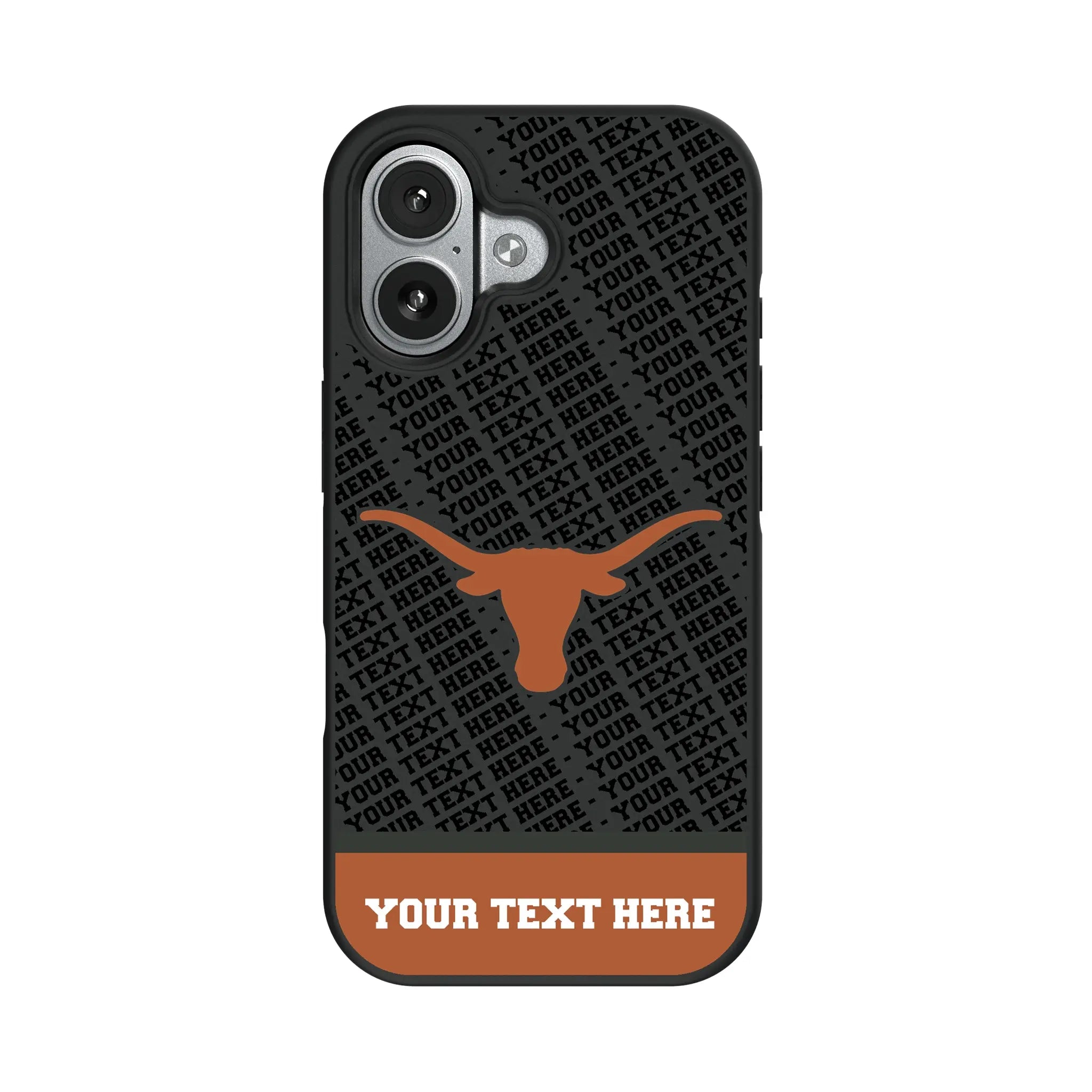 University of Texas Longhorns Personalized EndZone Plus iPhone Bump Phone Case for Apple iPhone#Device_iPhone 17