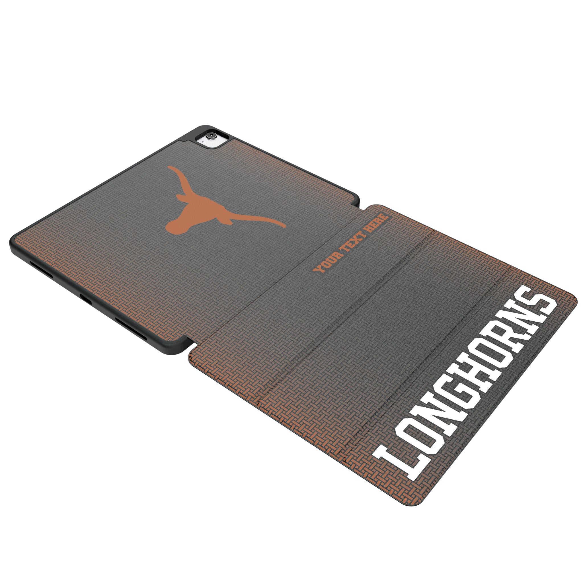 University of Texas Longhorns Personalized Linen iPad Tablet Case for Apple iPad