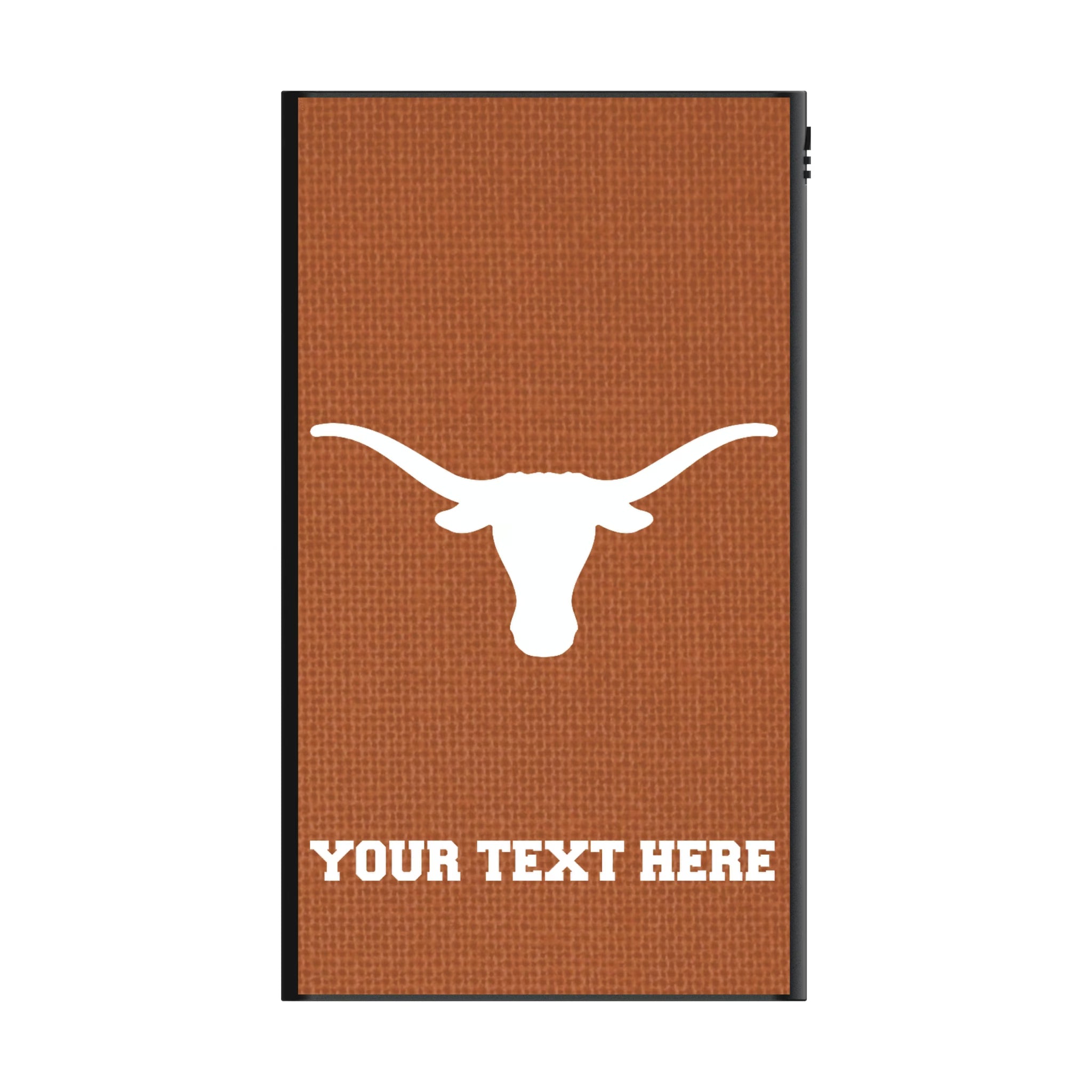 University of Texas Longhorns Personalized Solid 5000mAh Flat Powerbank